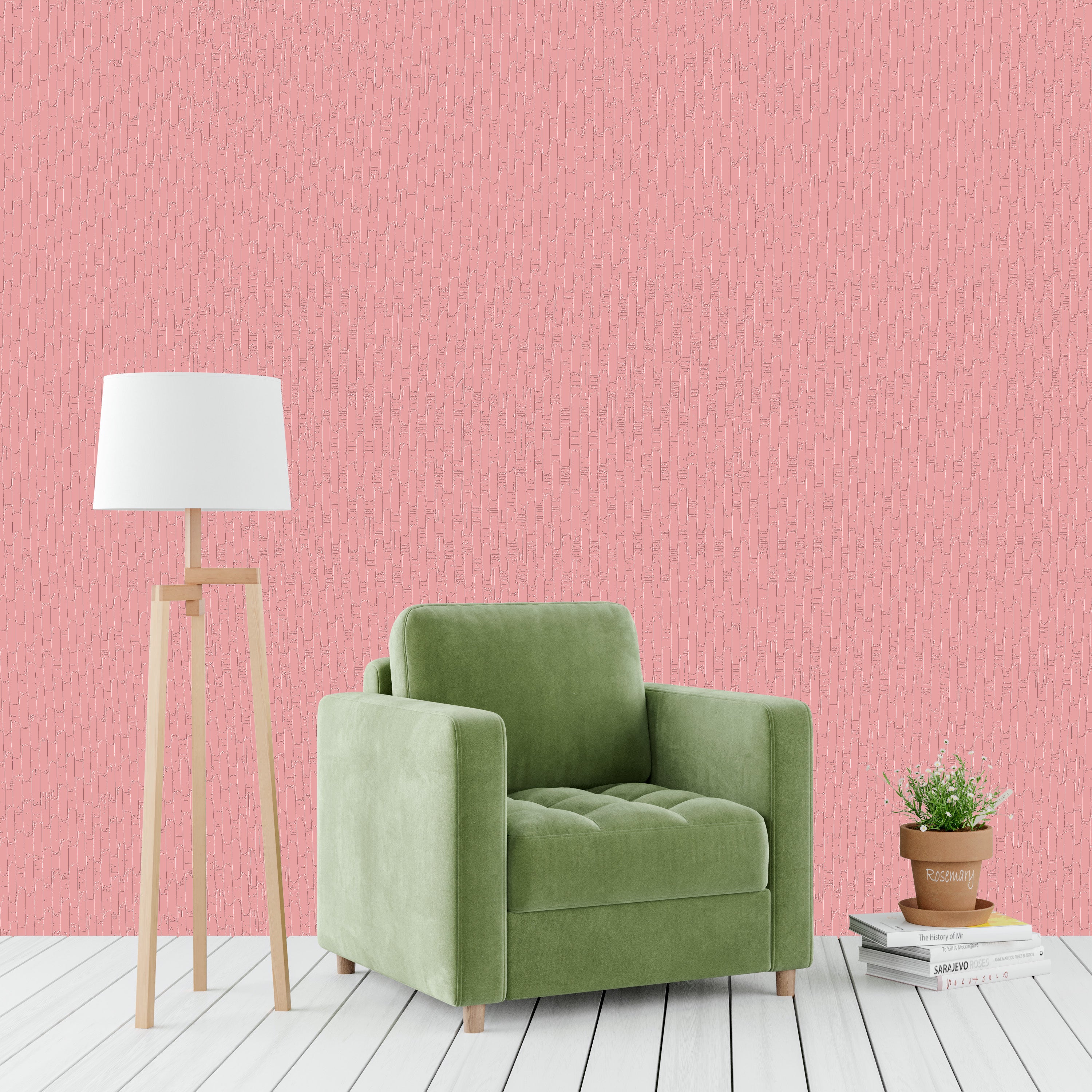 3D Pixie Picket Fence - Paintable Mural