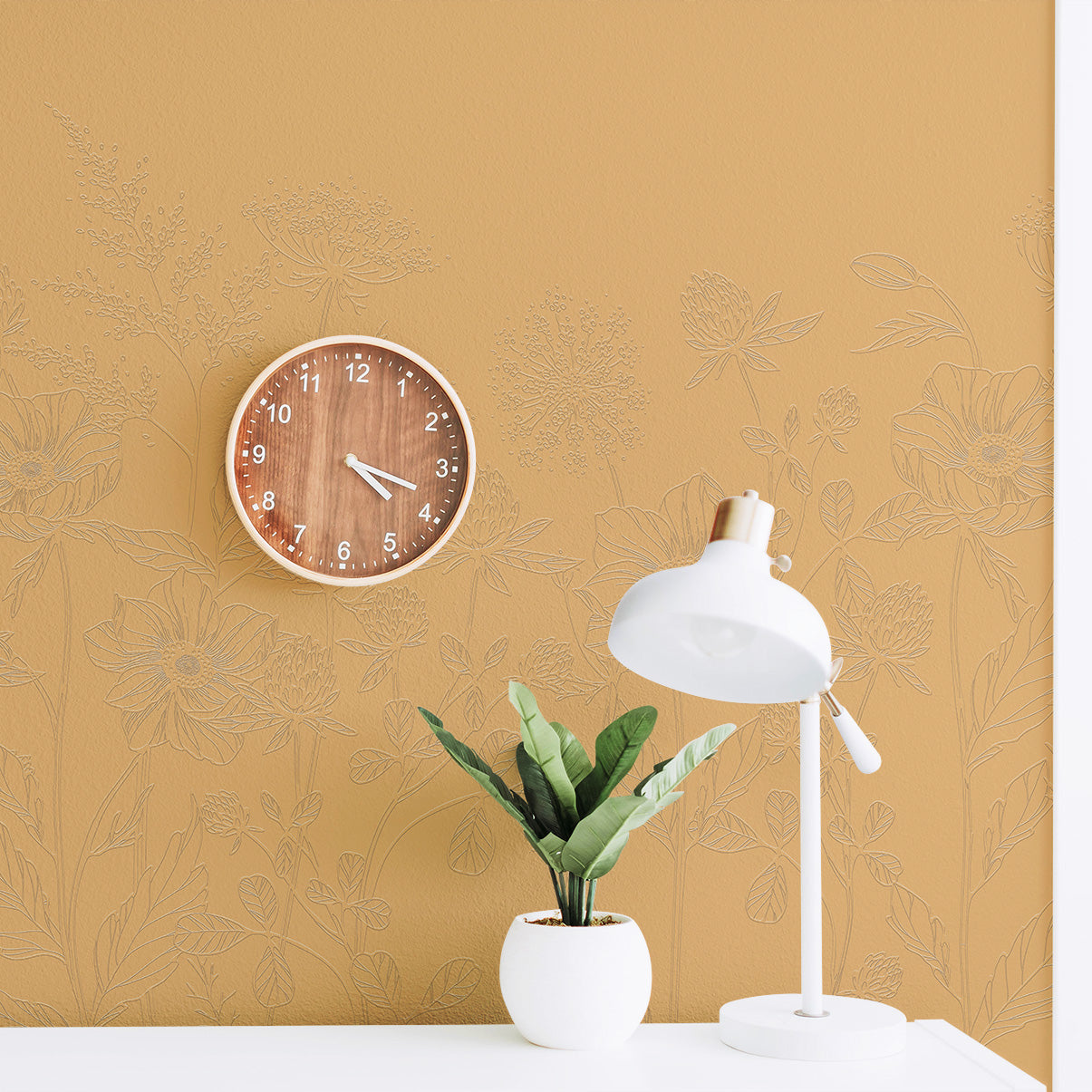 3D Wildflower Whimsy - Paintable Mural