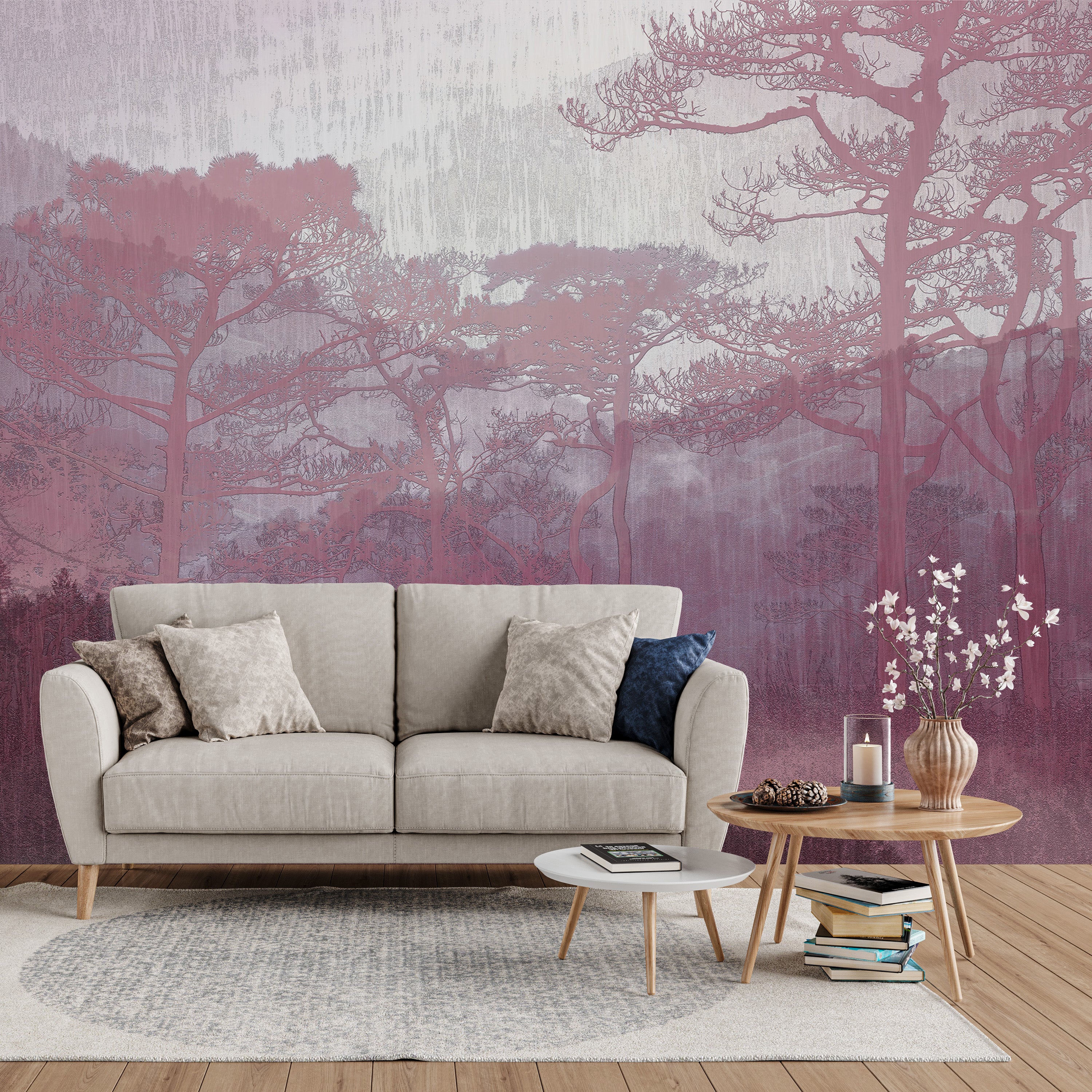 3D Forest Whispers - Printed Mural
