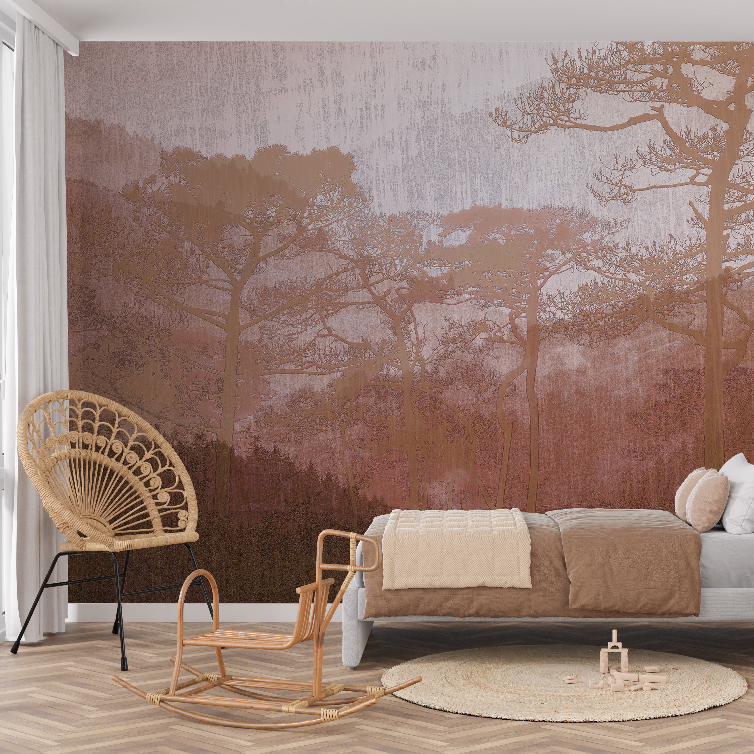 3D Forest Whispers - Printed Mural