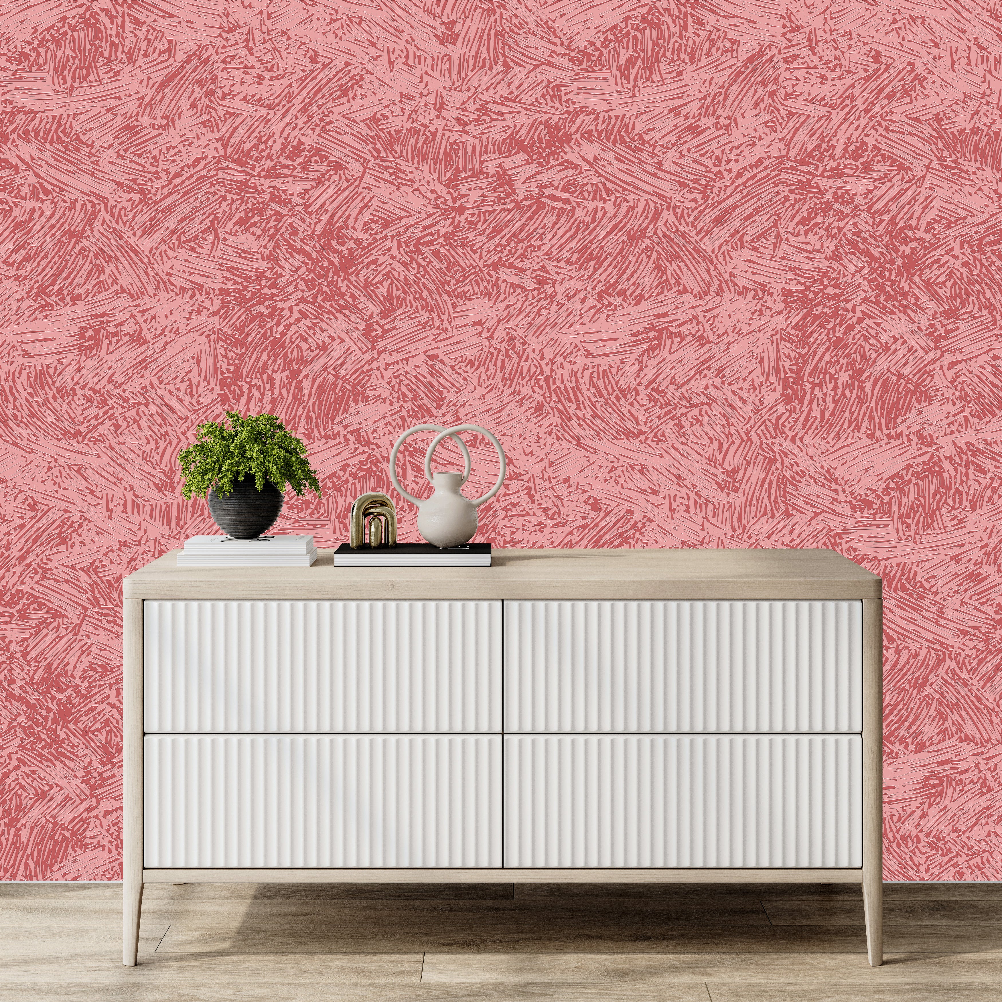 3D Frosted Strokes - Paintable Mural