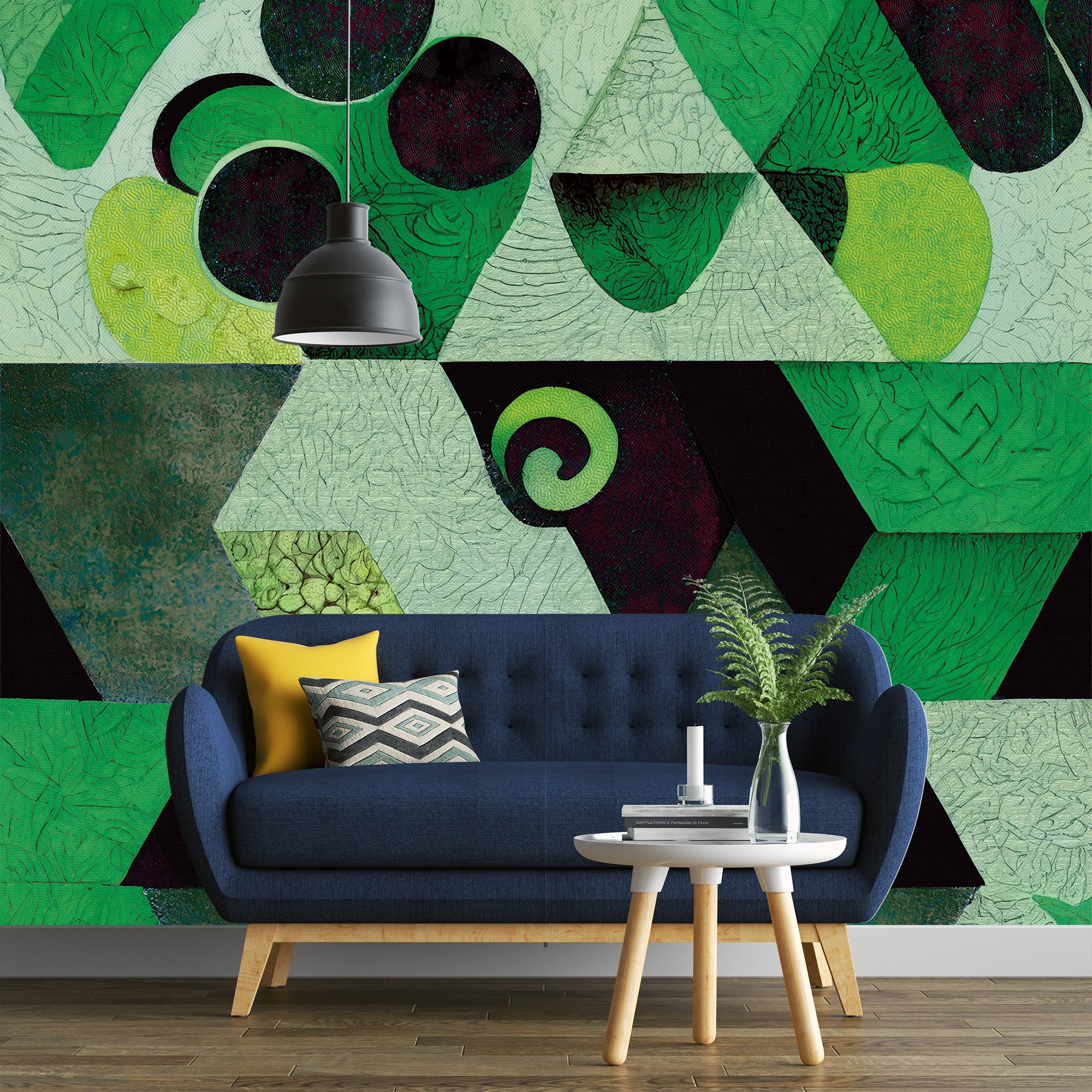 3D Geometric Fusion - Printed Mural