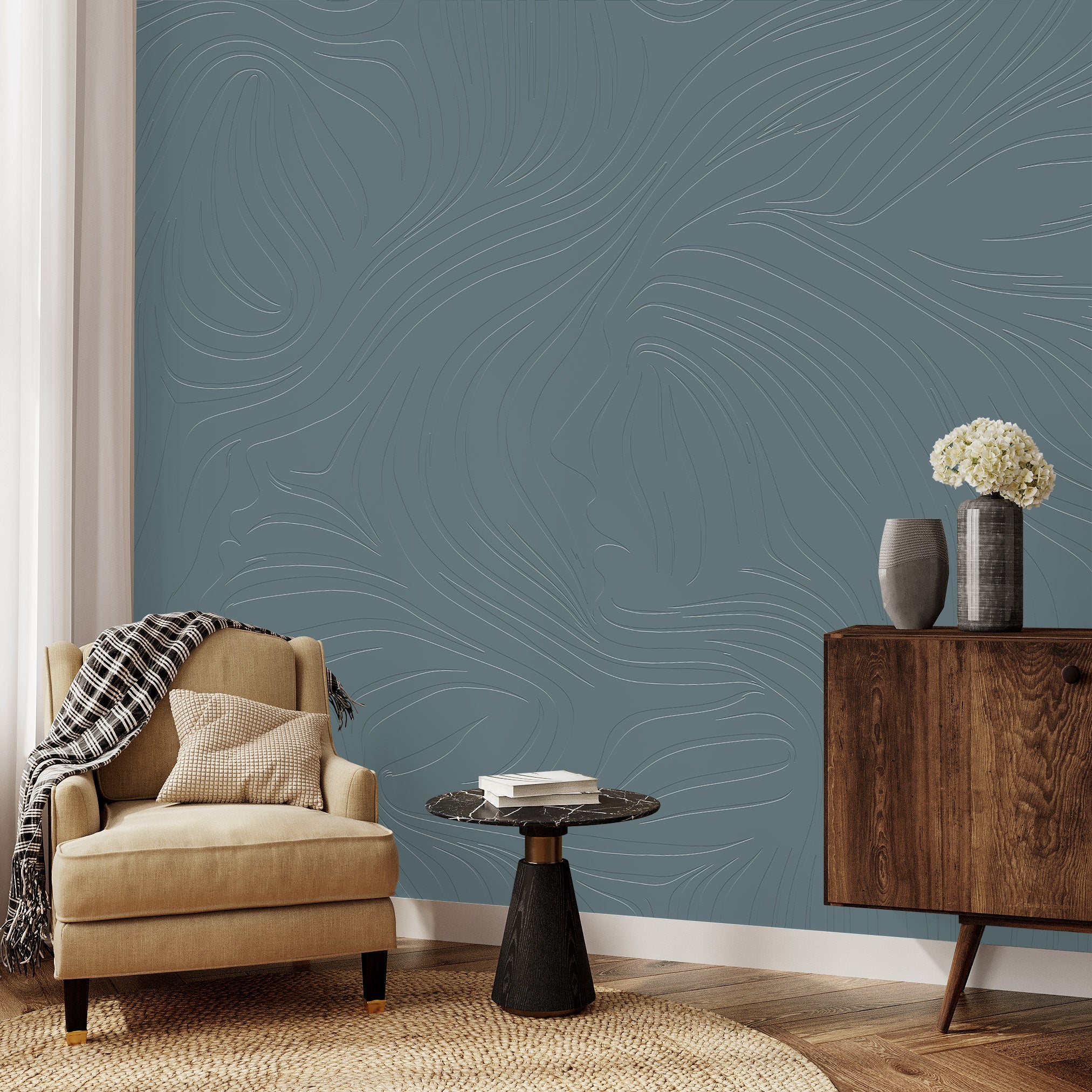 3D Subliminal Portrait - Paintable Mural