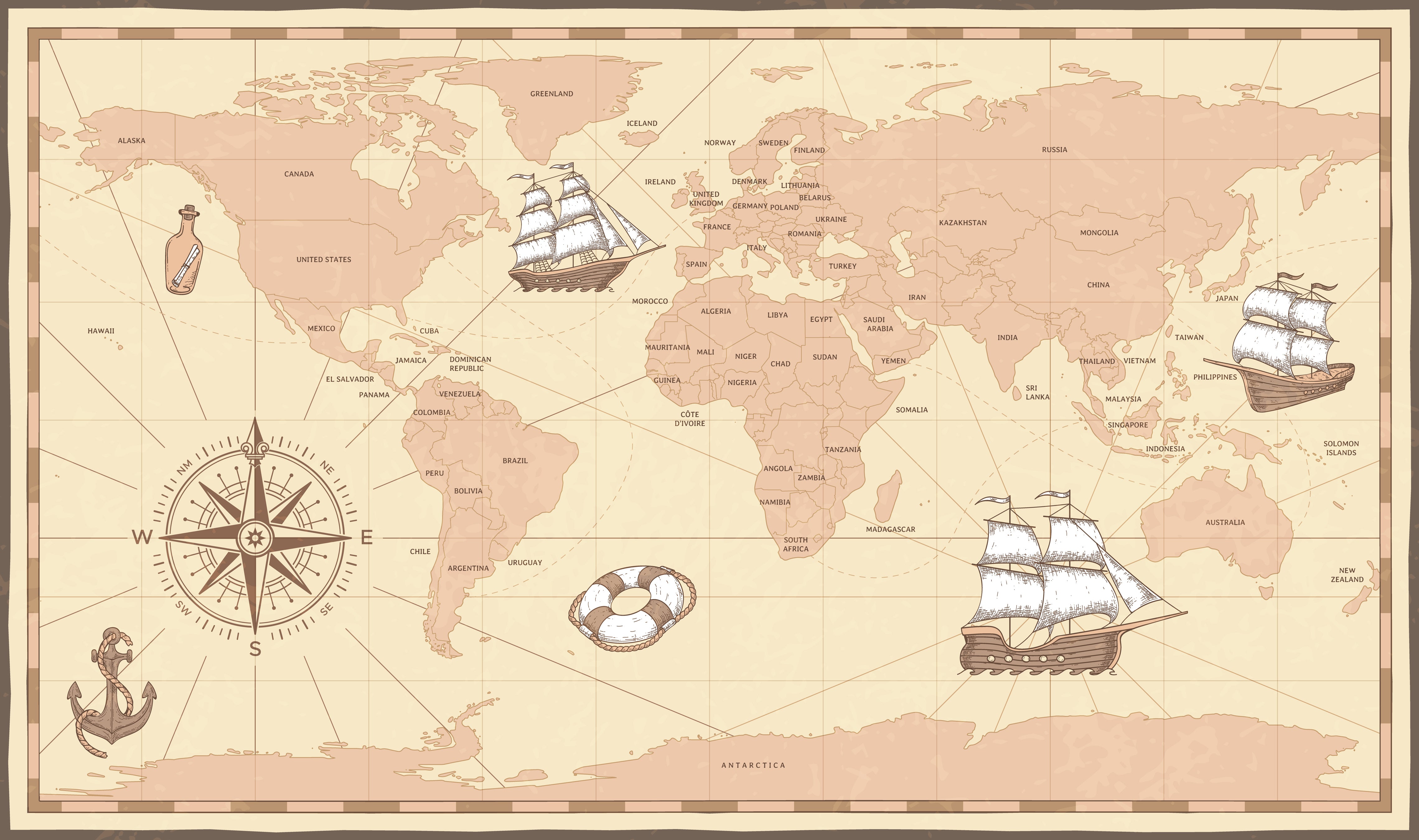 Sea Legends Global Map