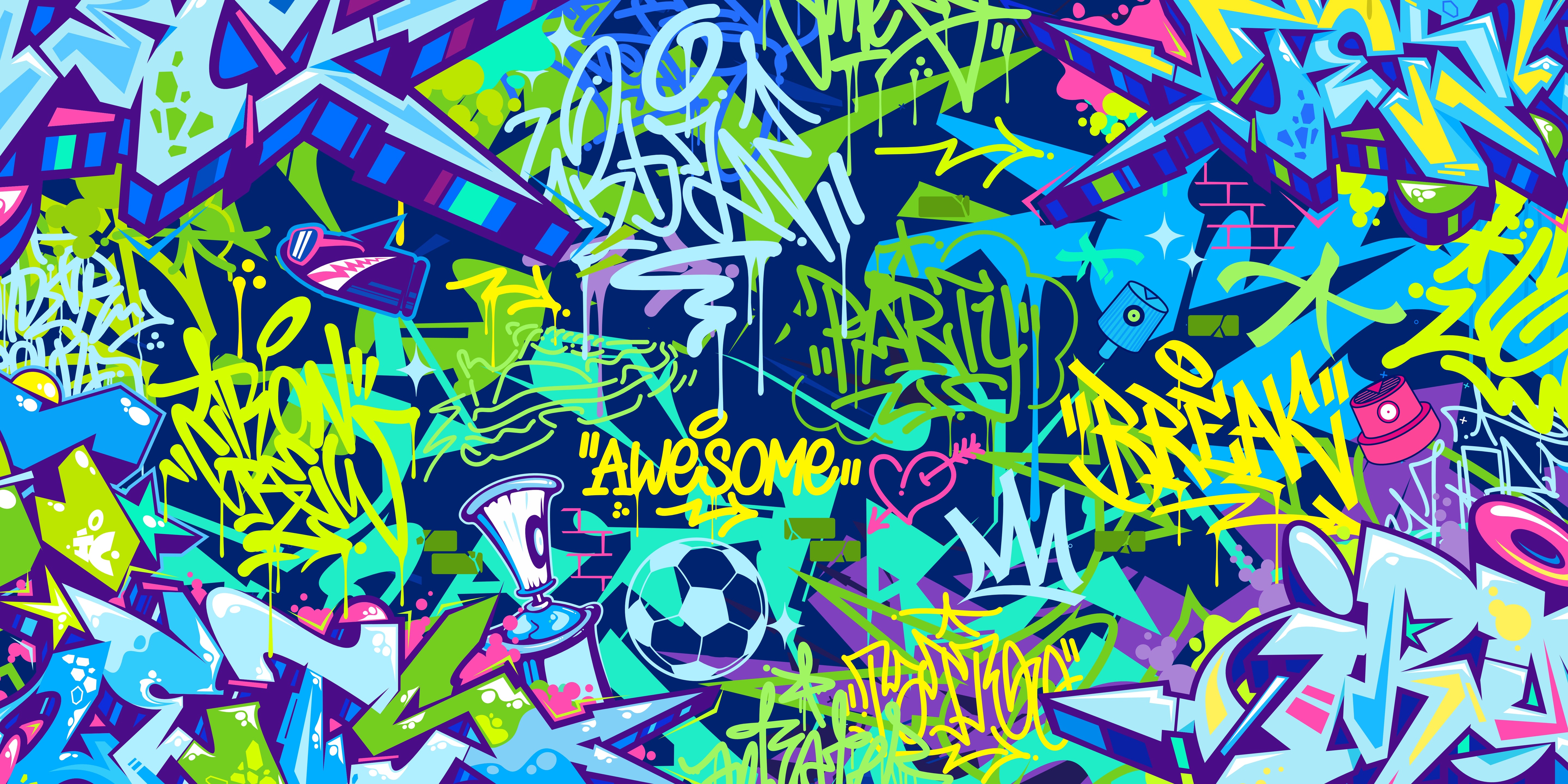 Tag & Spark - Neon Graffiti Fusion