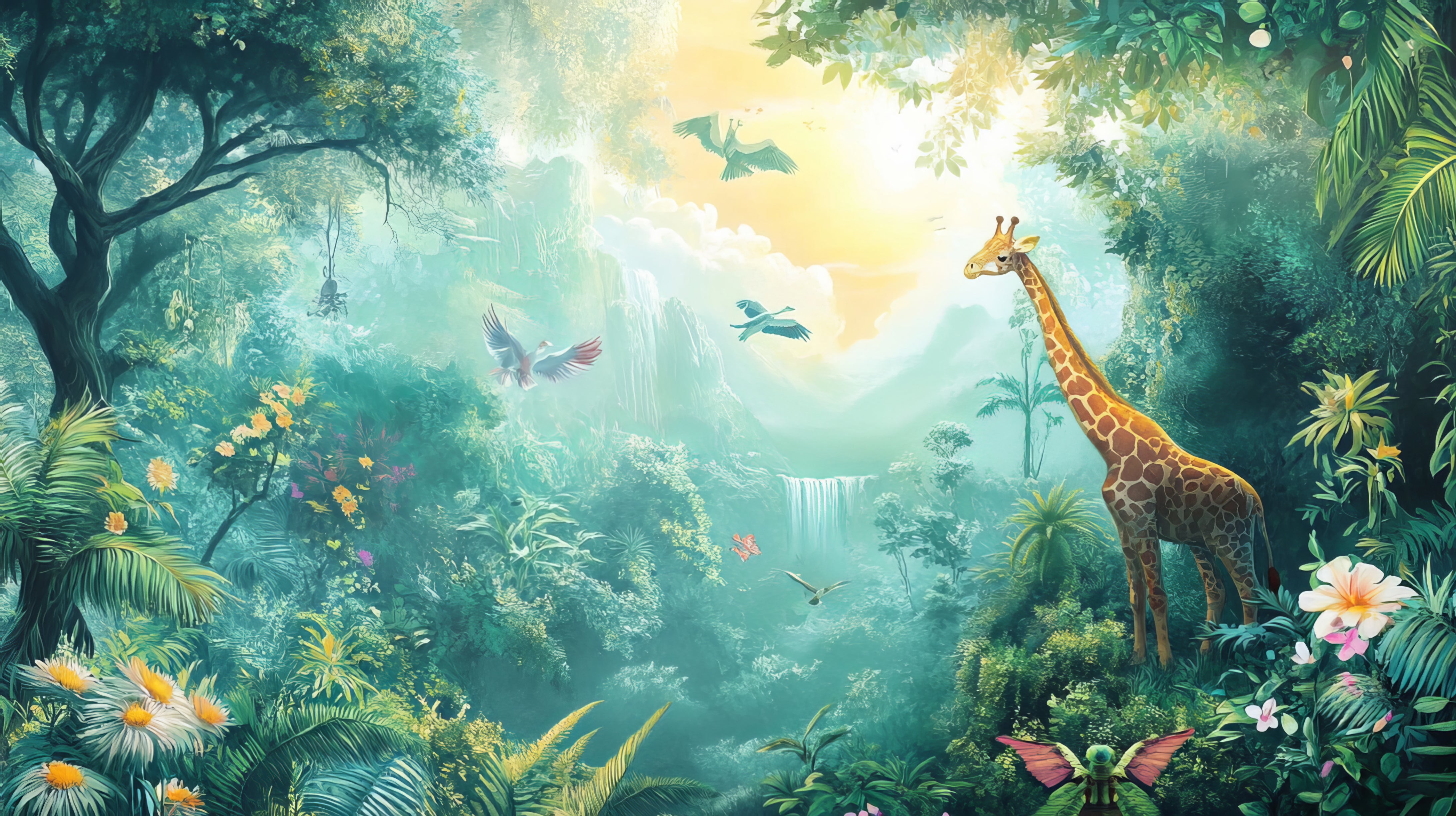 Sunlit Jungle Majesty