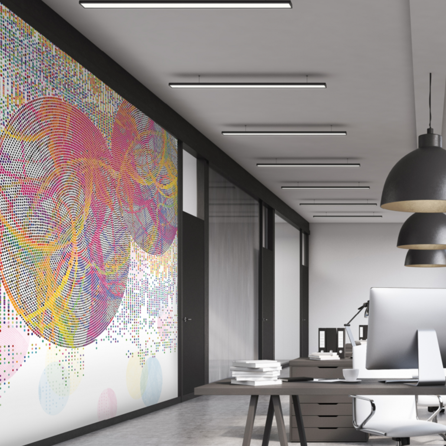 3D Dotted Digital Bloom
