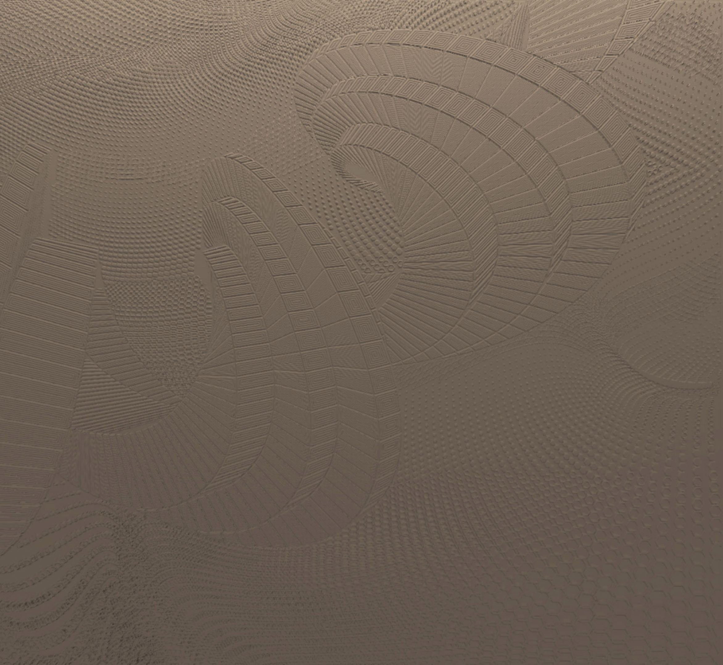 3D Geometric Flow Accent Wall