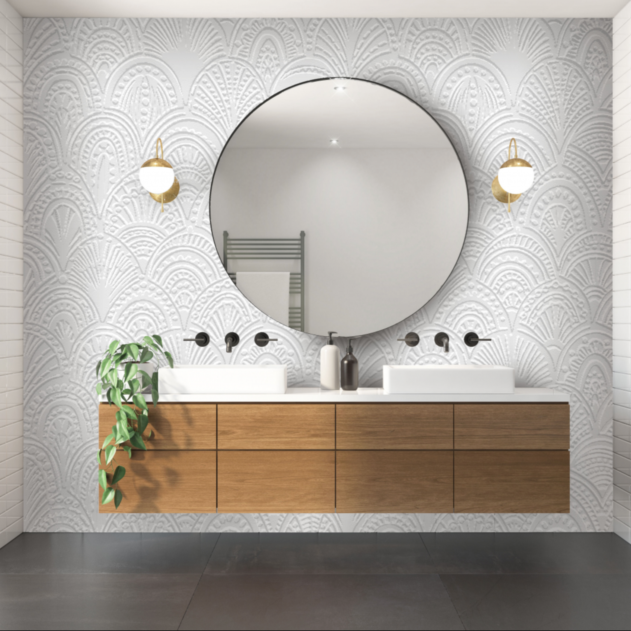 3D Art Deco Fanfare