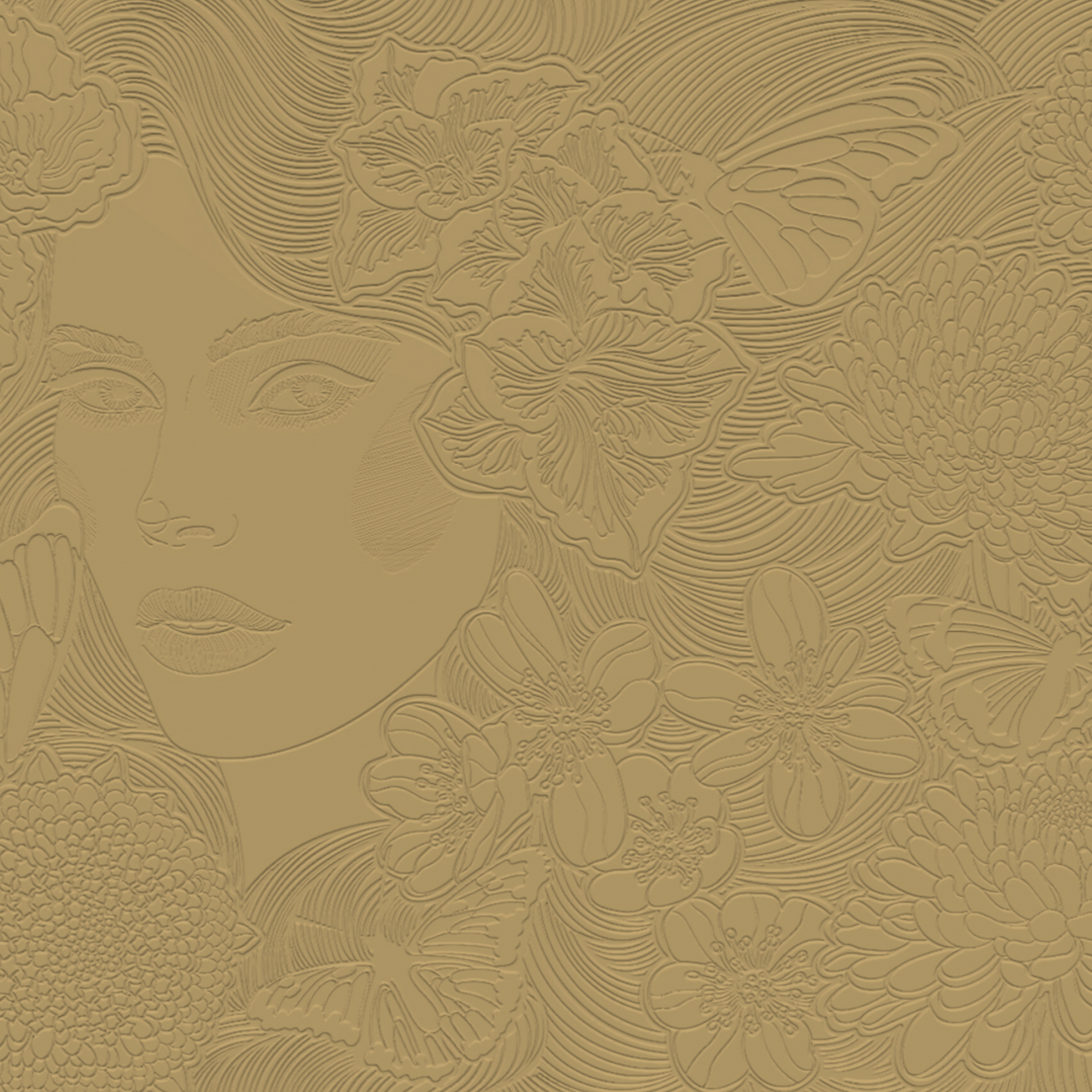 3D Floral Serenity