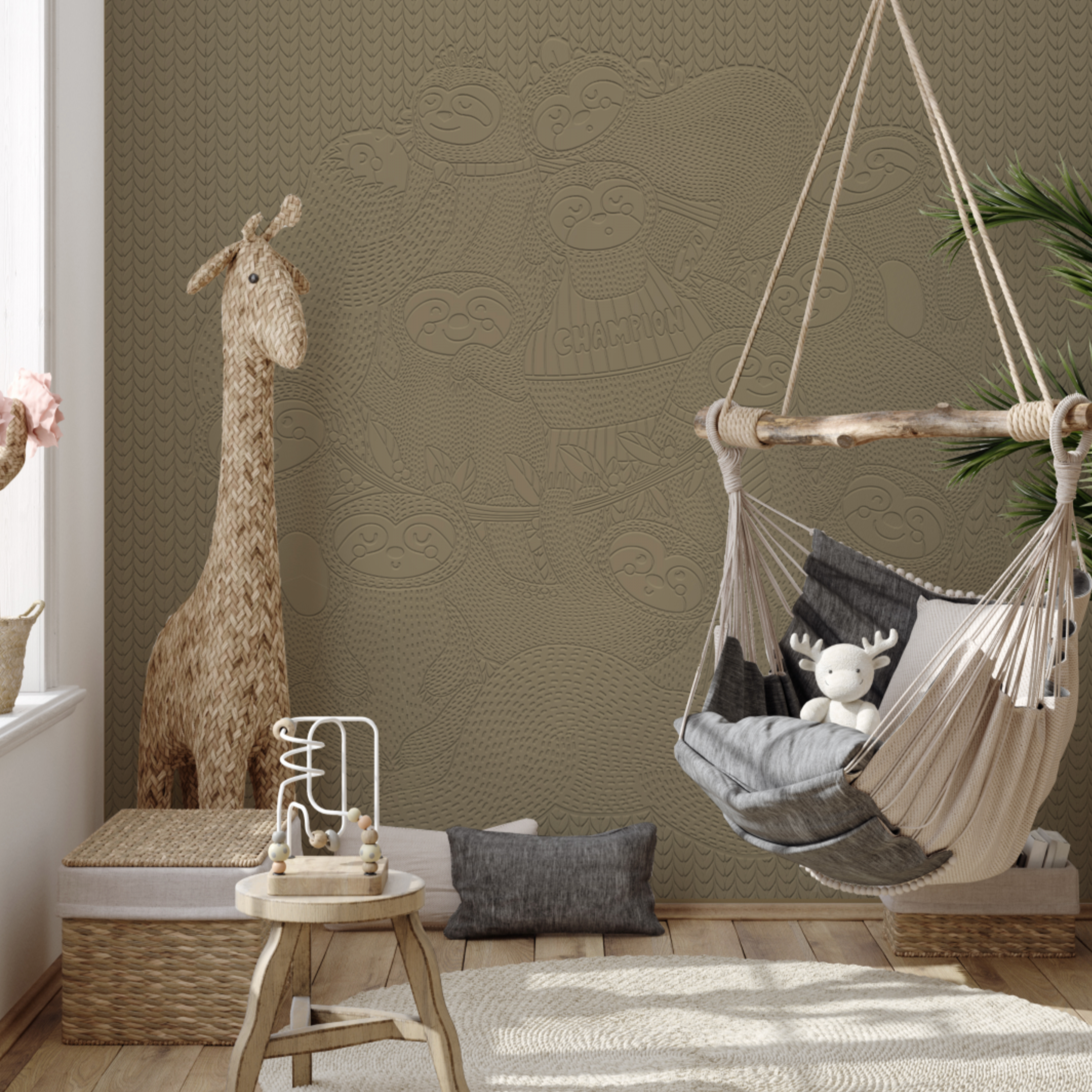 3D Lazy Day Slothscape