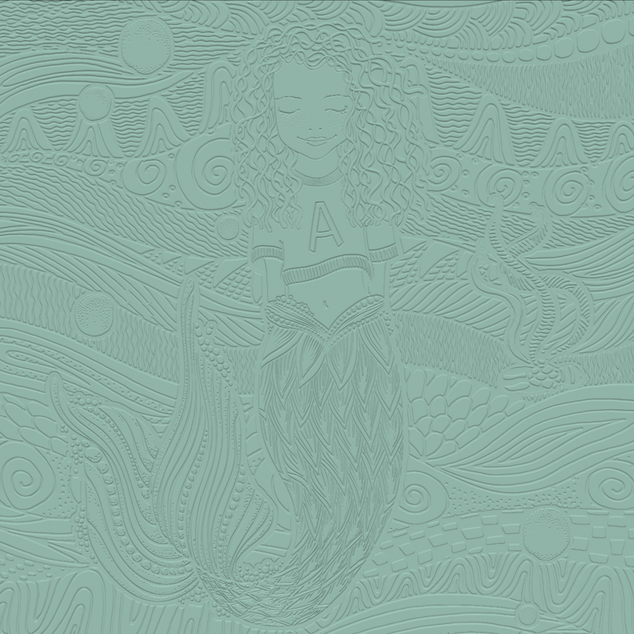 3D Dreamy Mermaid