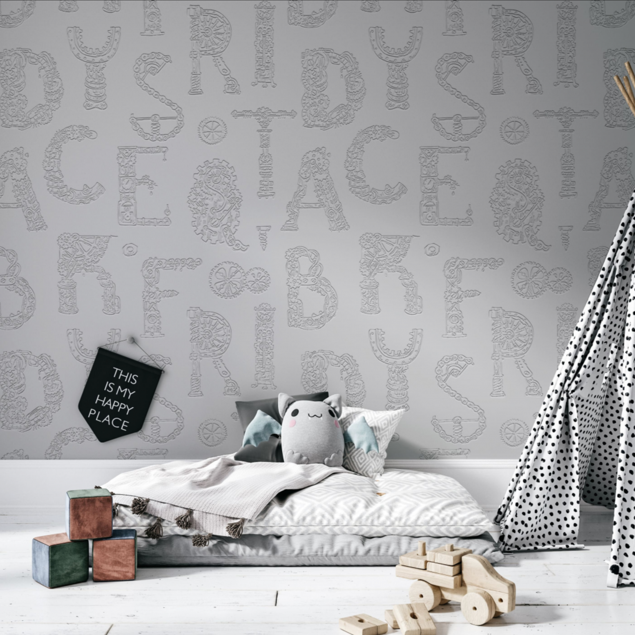 3D Whimsical Alphabet