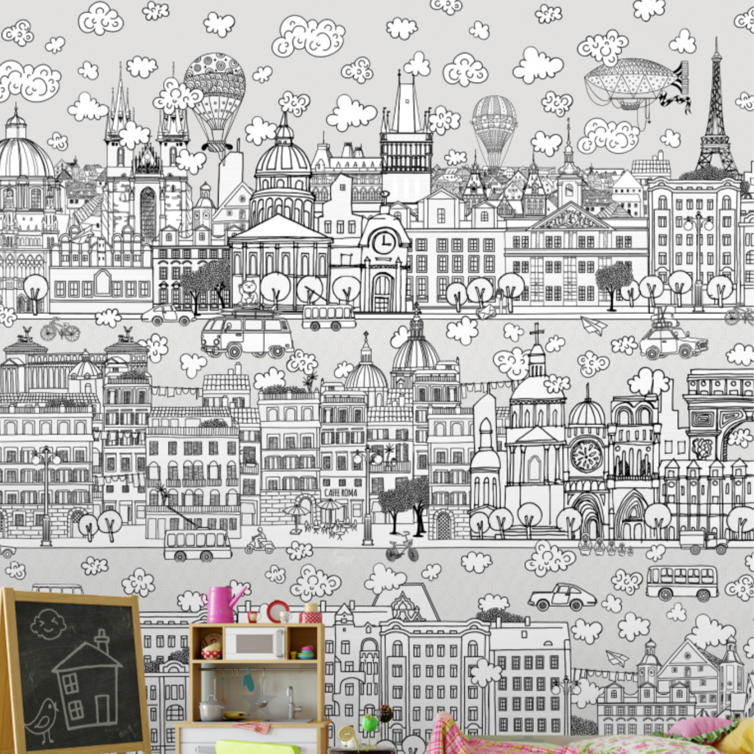 3D Doodle City