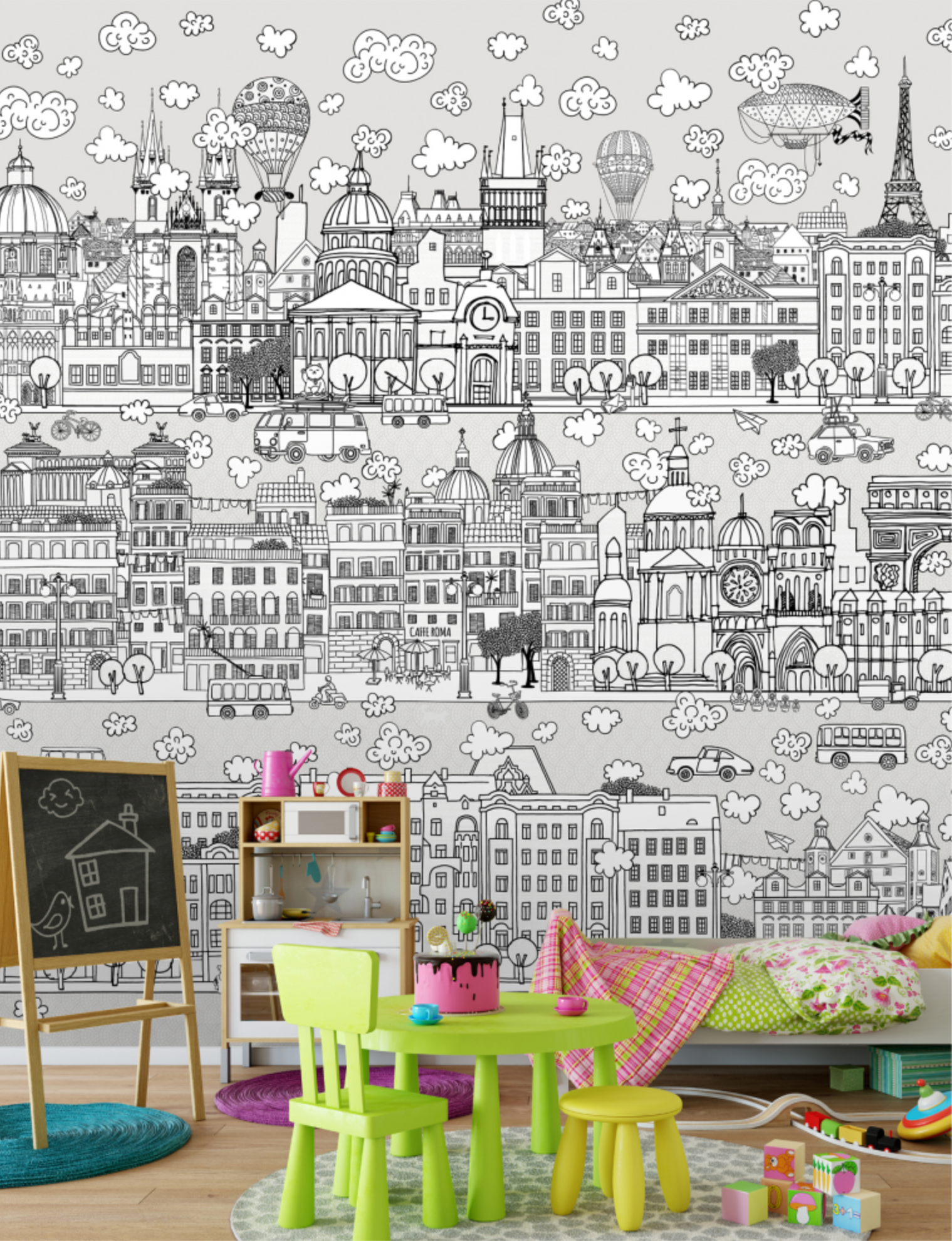 3D Doodle City - Printed