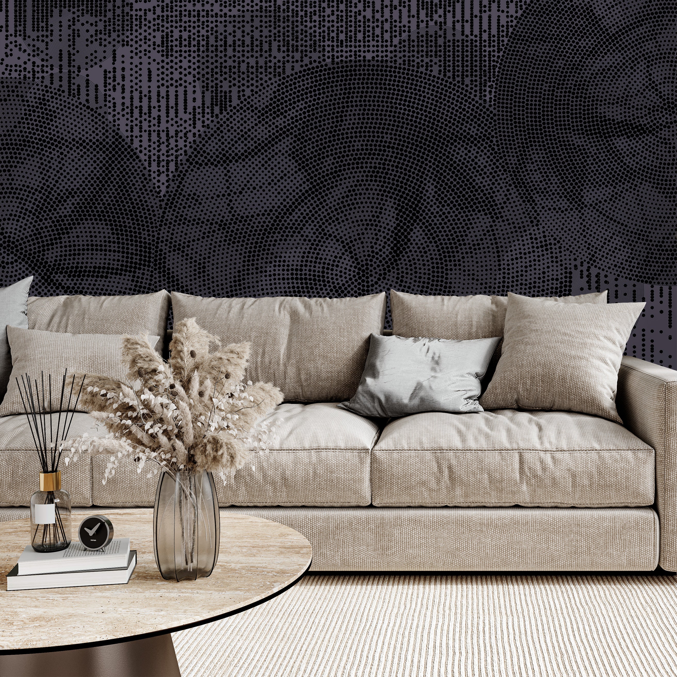 3D Woven Waves - Paintable Mural