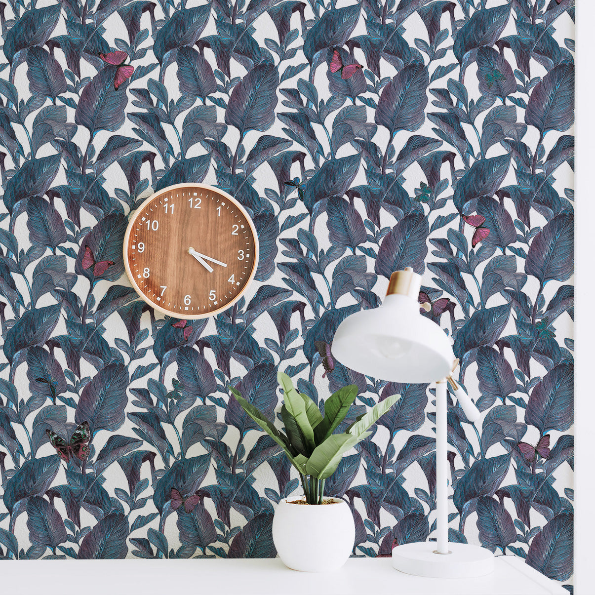 3D Leafy Lane - Printed Wallpaper