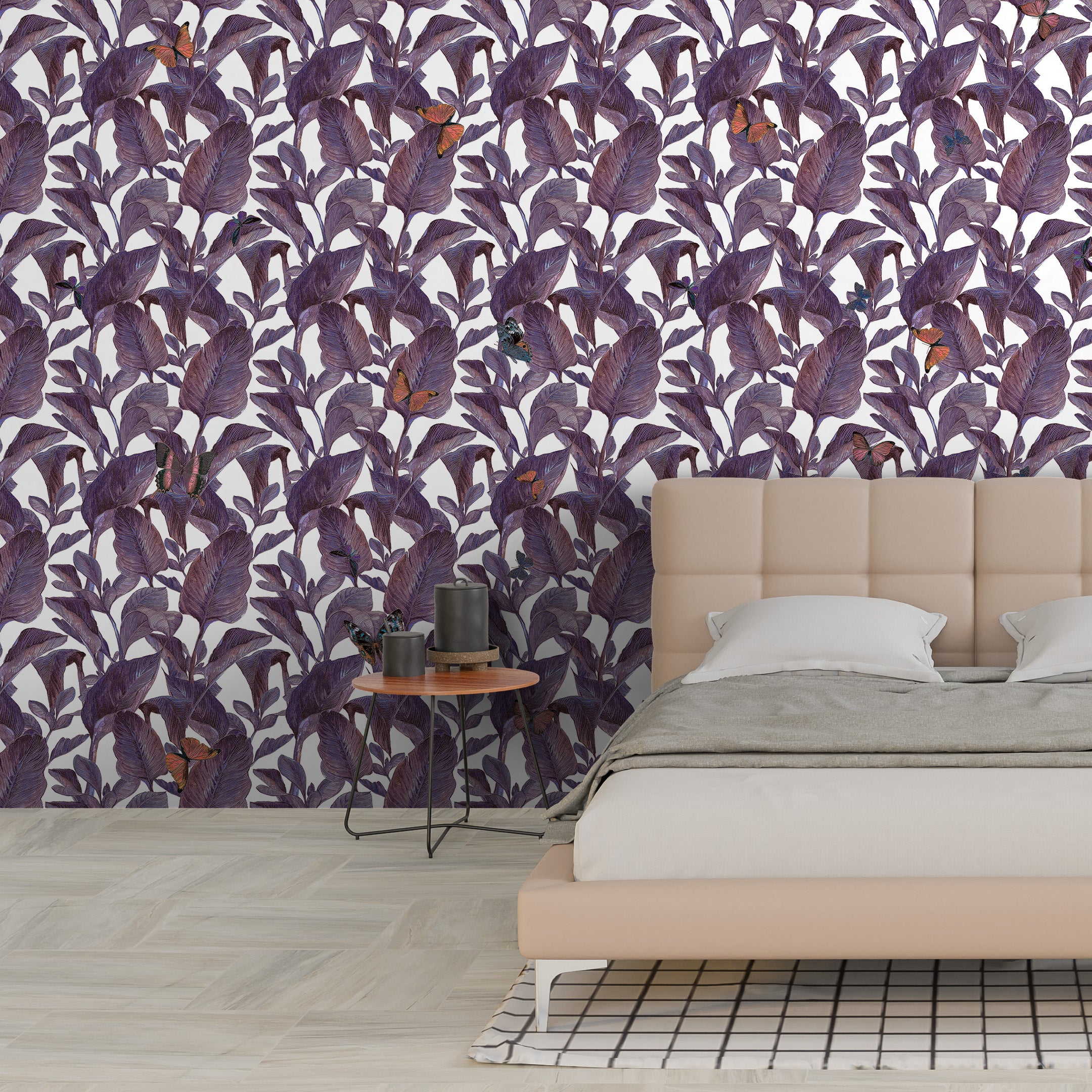 3D Leafy Lane - Printed Wallpaper