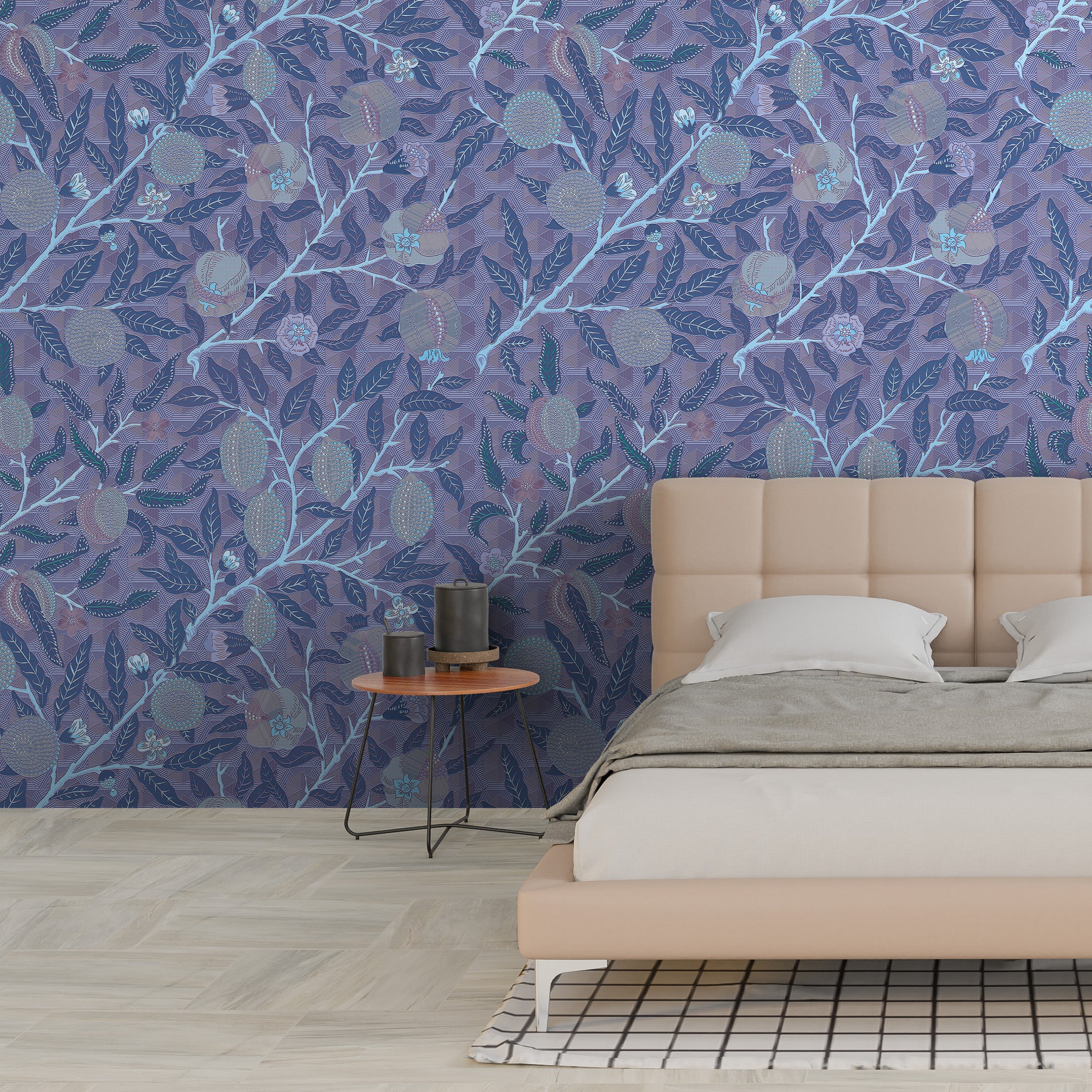 3D Vintage Orchard - Printed Wallpaper