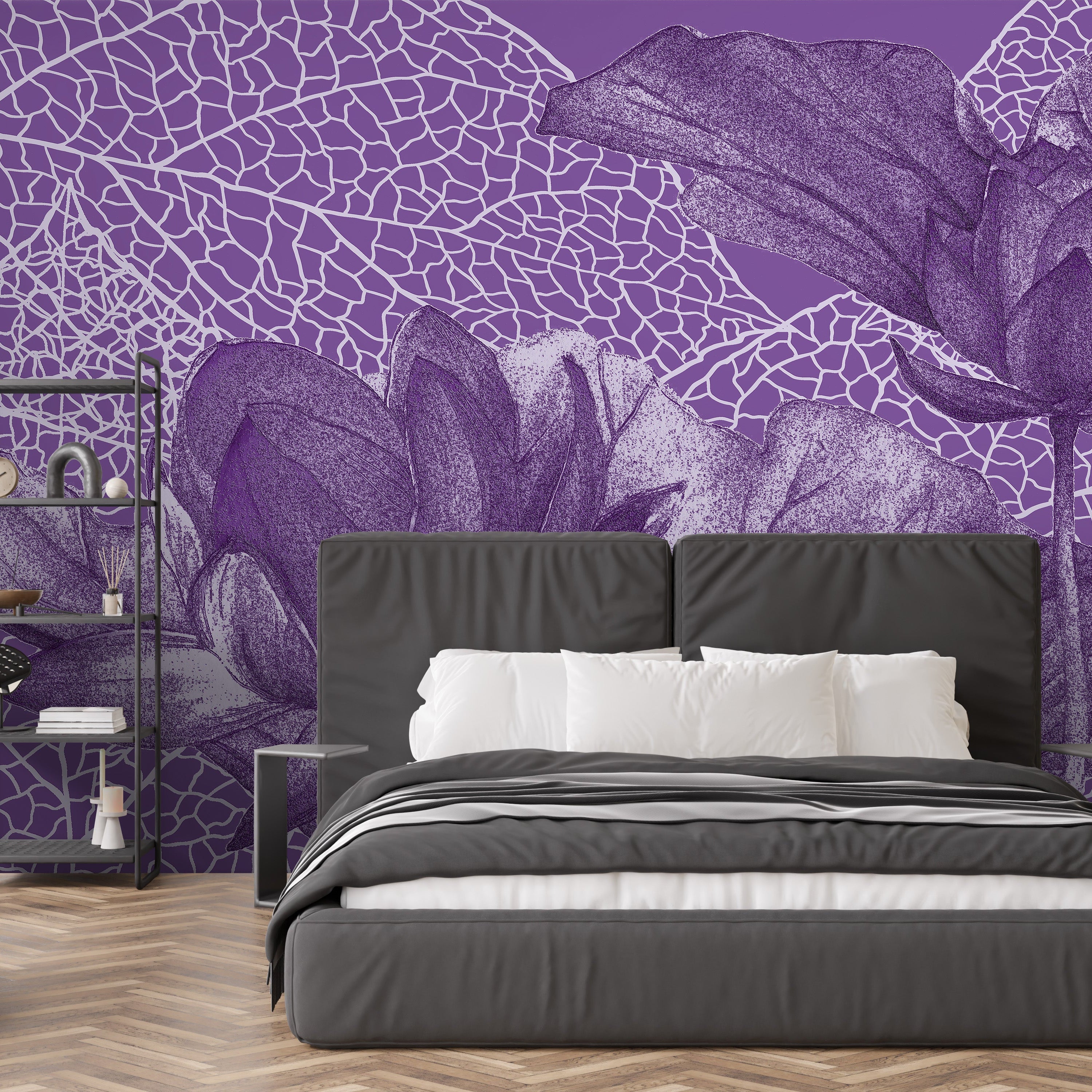 3D Lotus Flower - Printed Mural