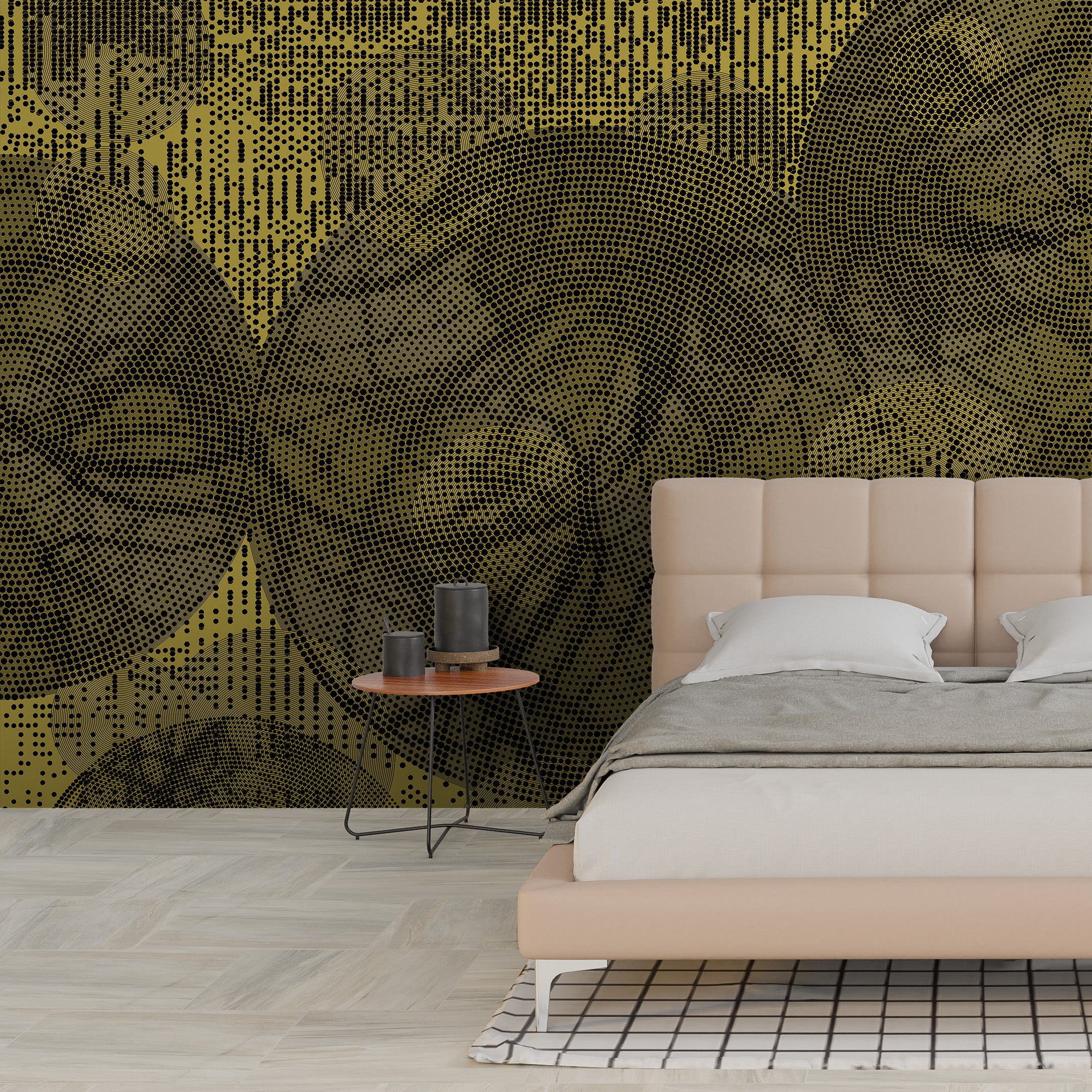 3D Woven Waves - Paintable Mural