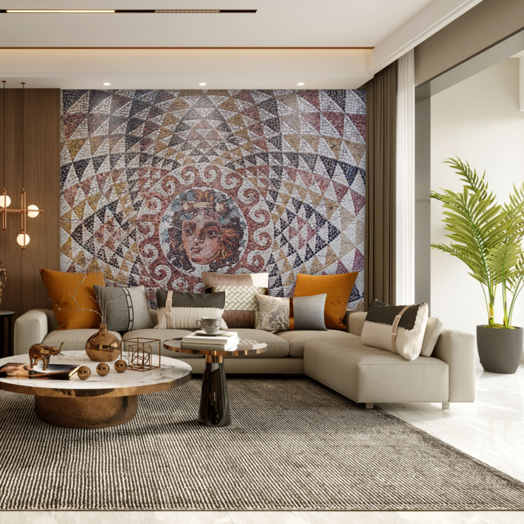 3D Ancient Mosaic
