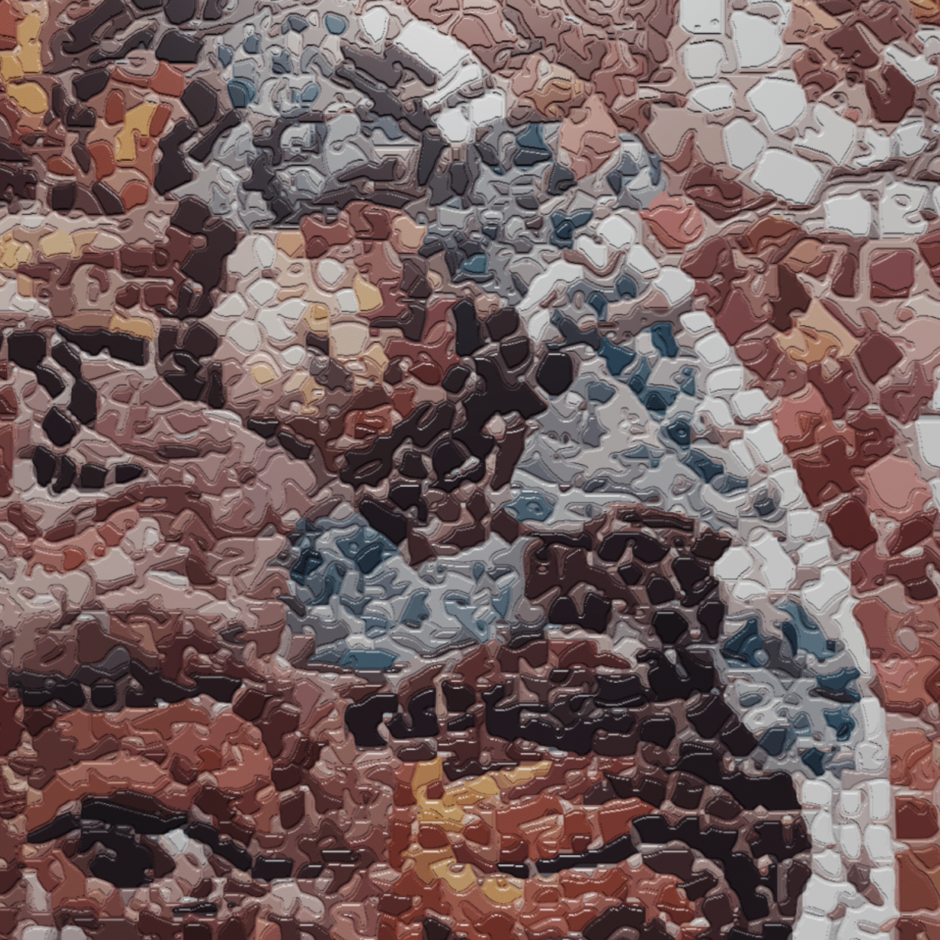3D Ancient Mosaic