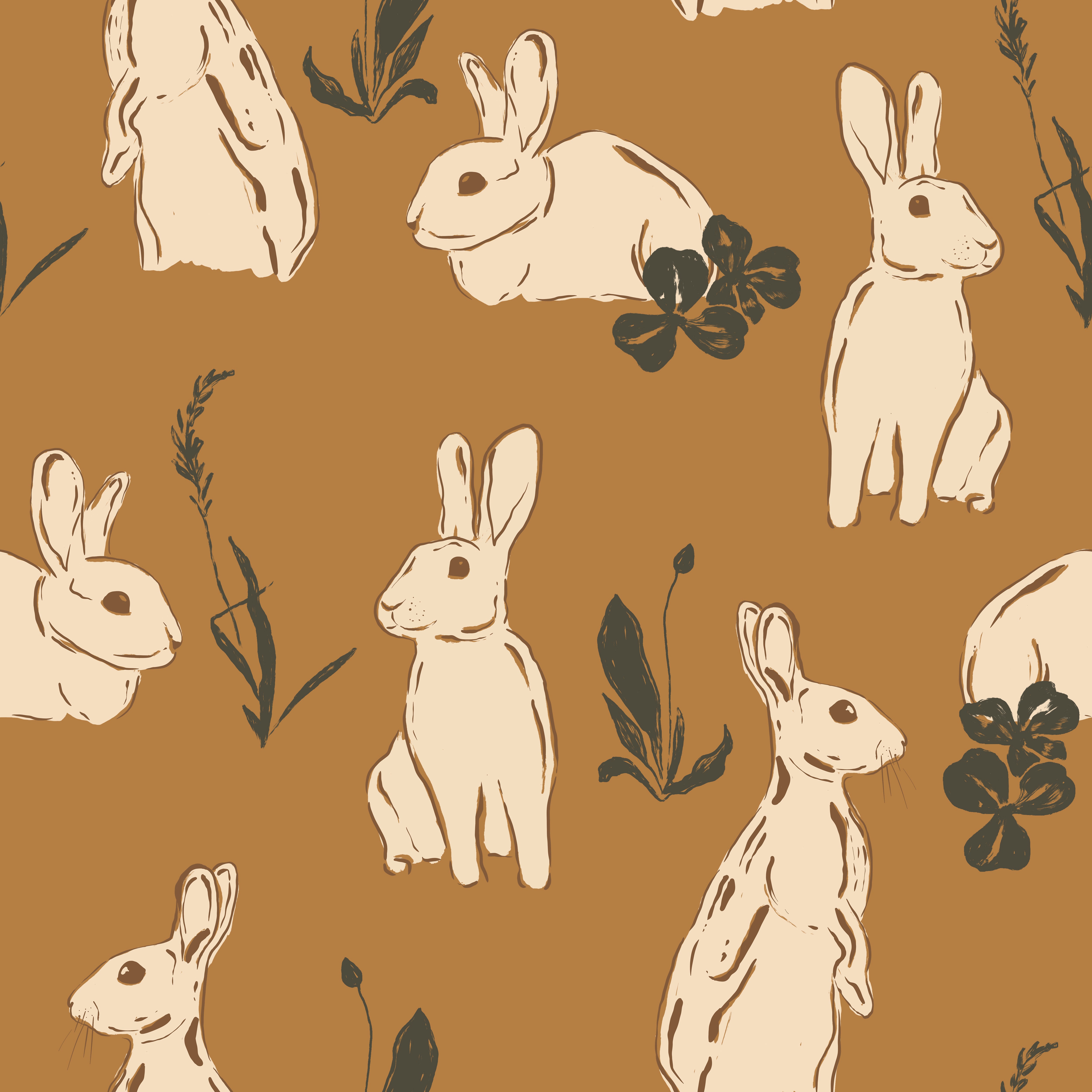 Meadow Rabbit Reverie