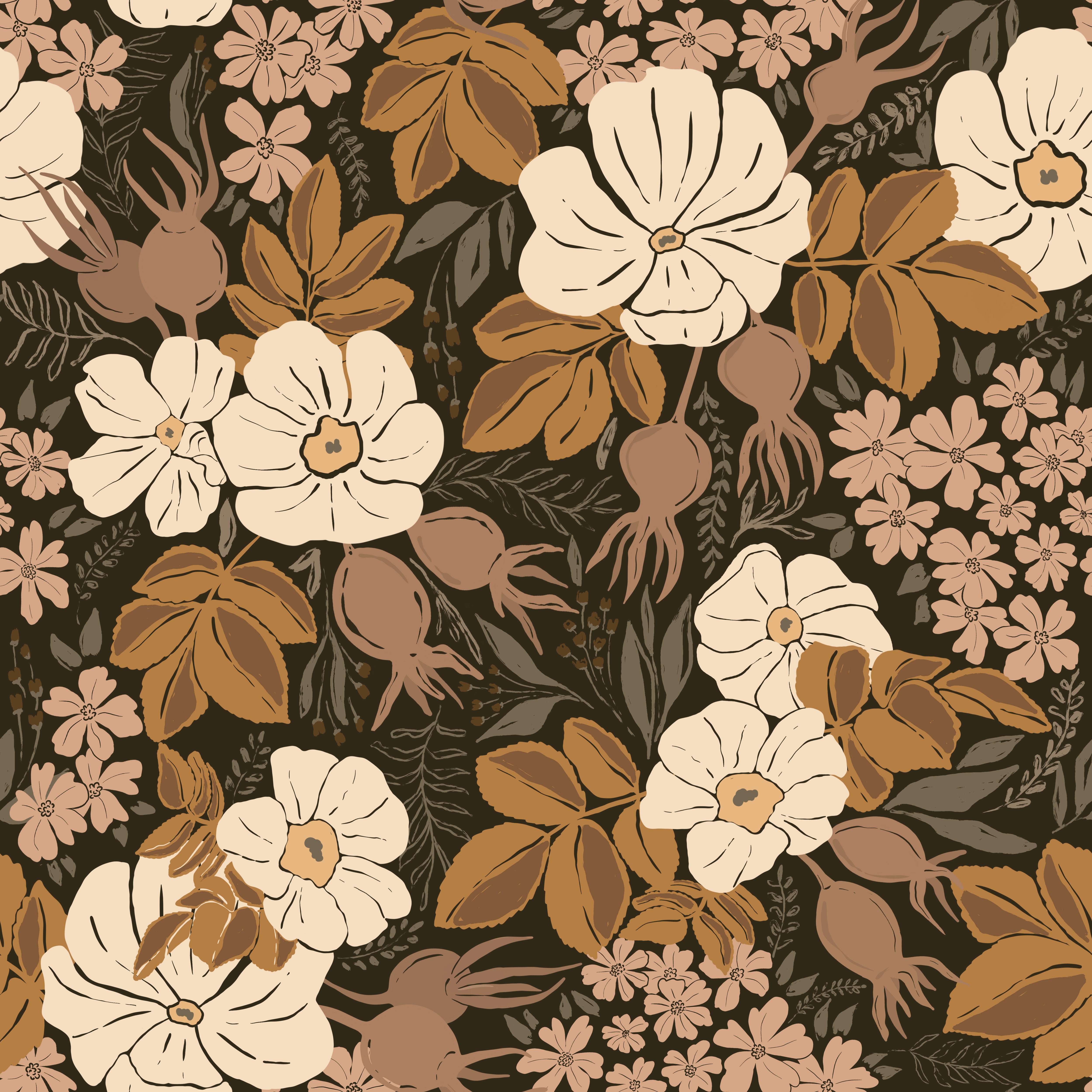 Midnight Rosehip Garden