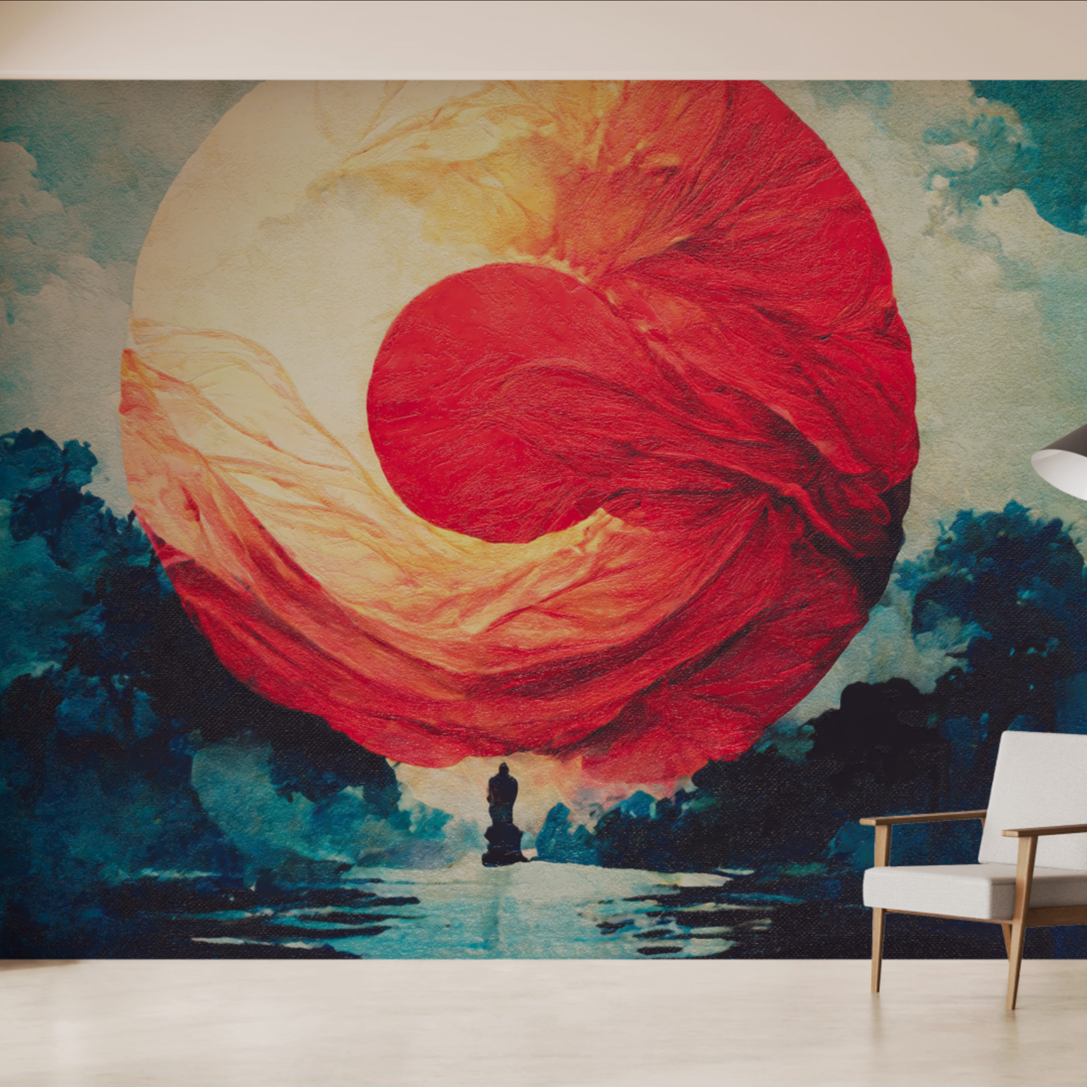 3D Radiant Sunrise