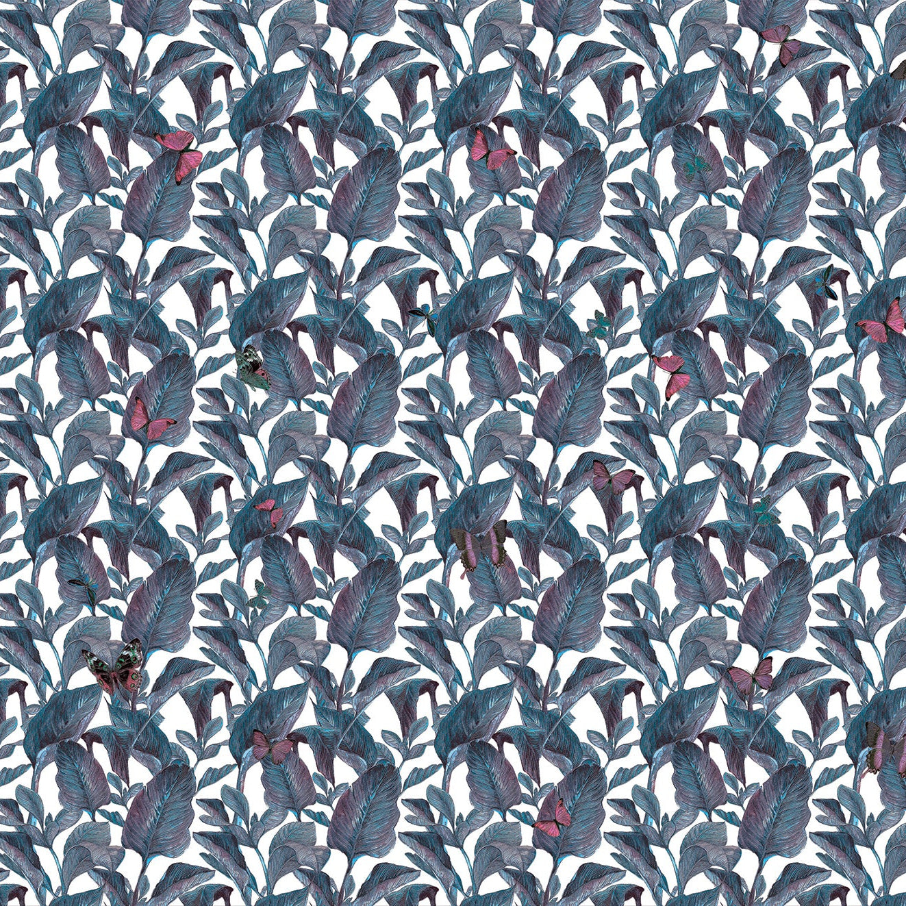 3D Leafy Lane - Printed Wallpaper