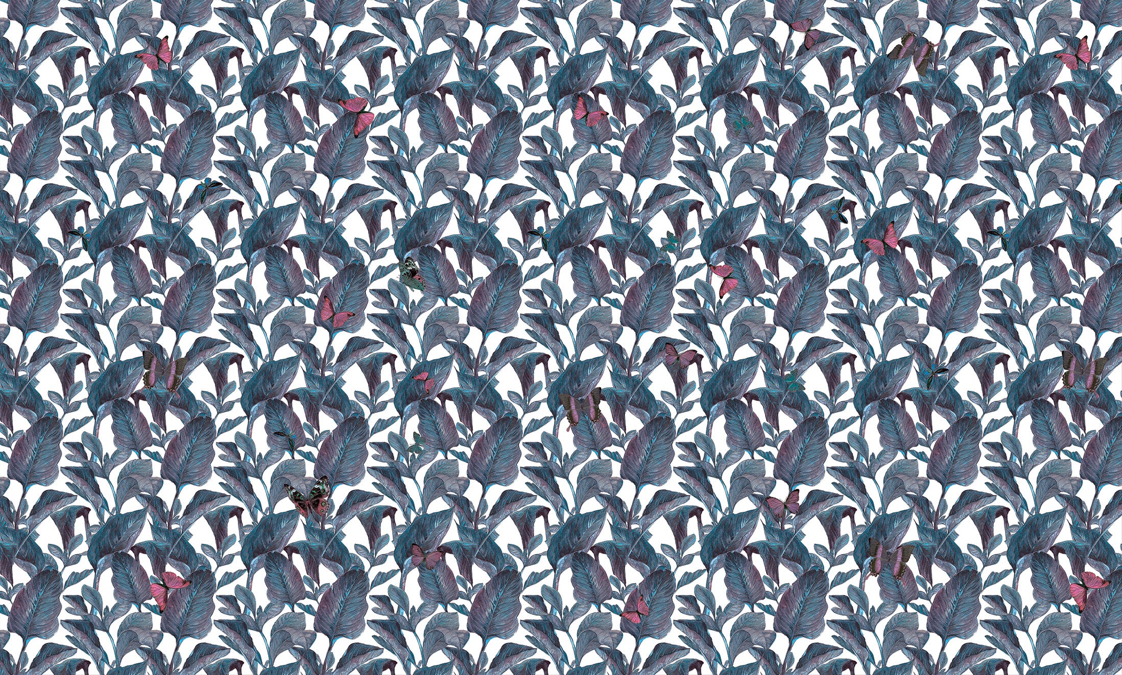 3D Leafy Lane - Printed Wallpaper