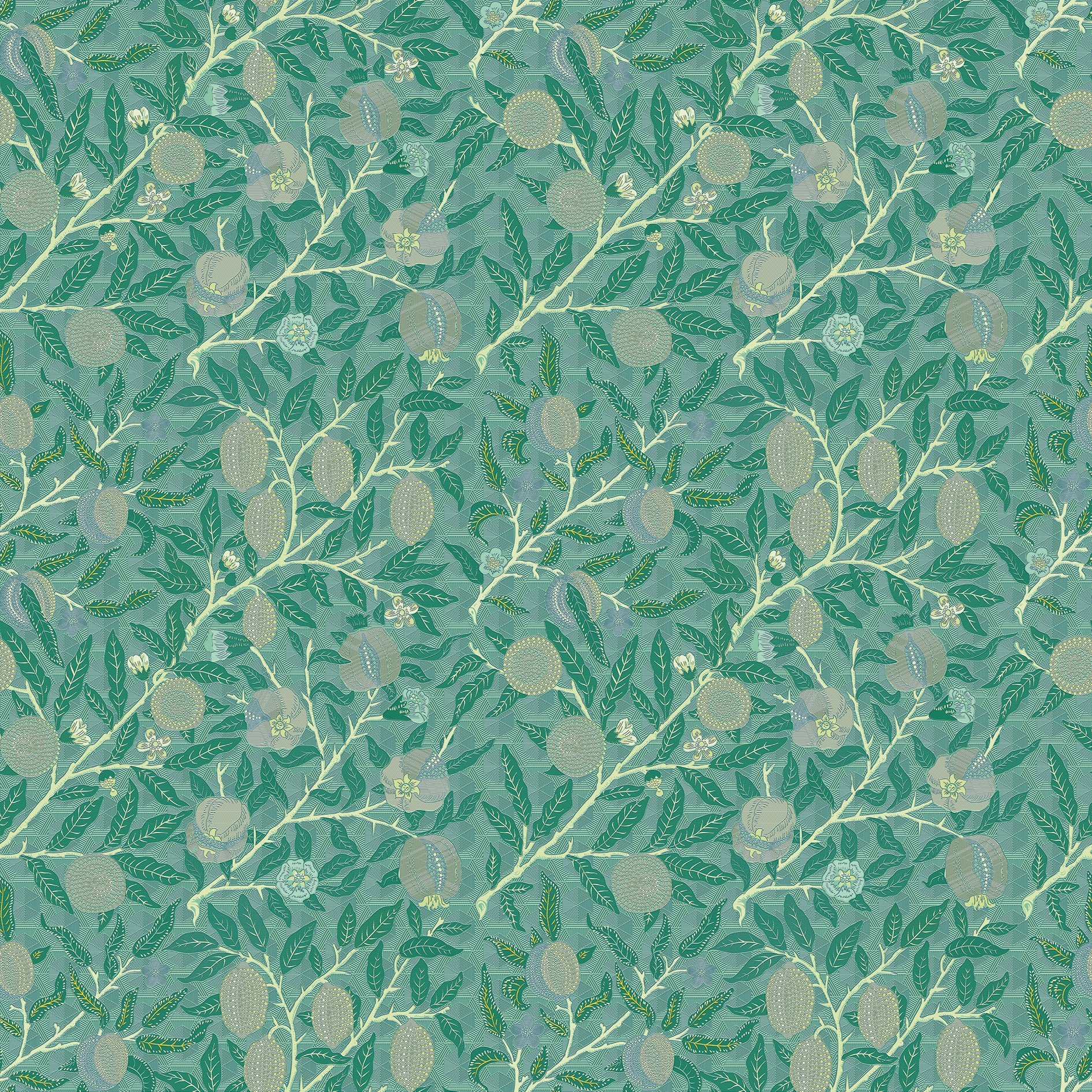 3D Vintage Orchard - Printed Wallpaper