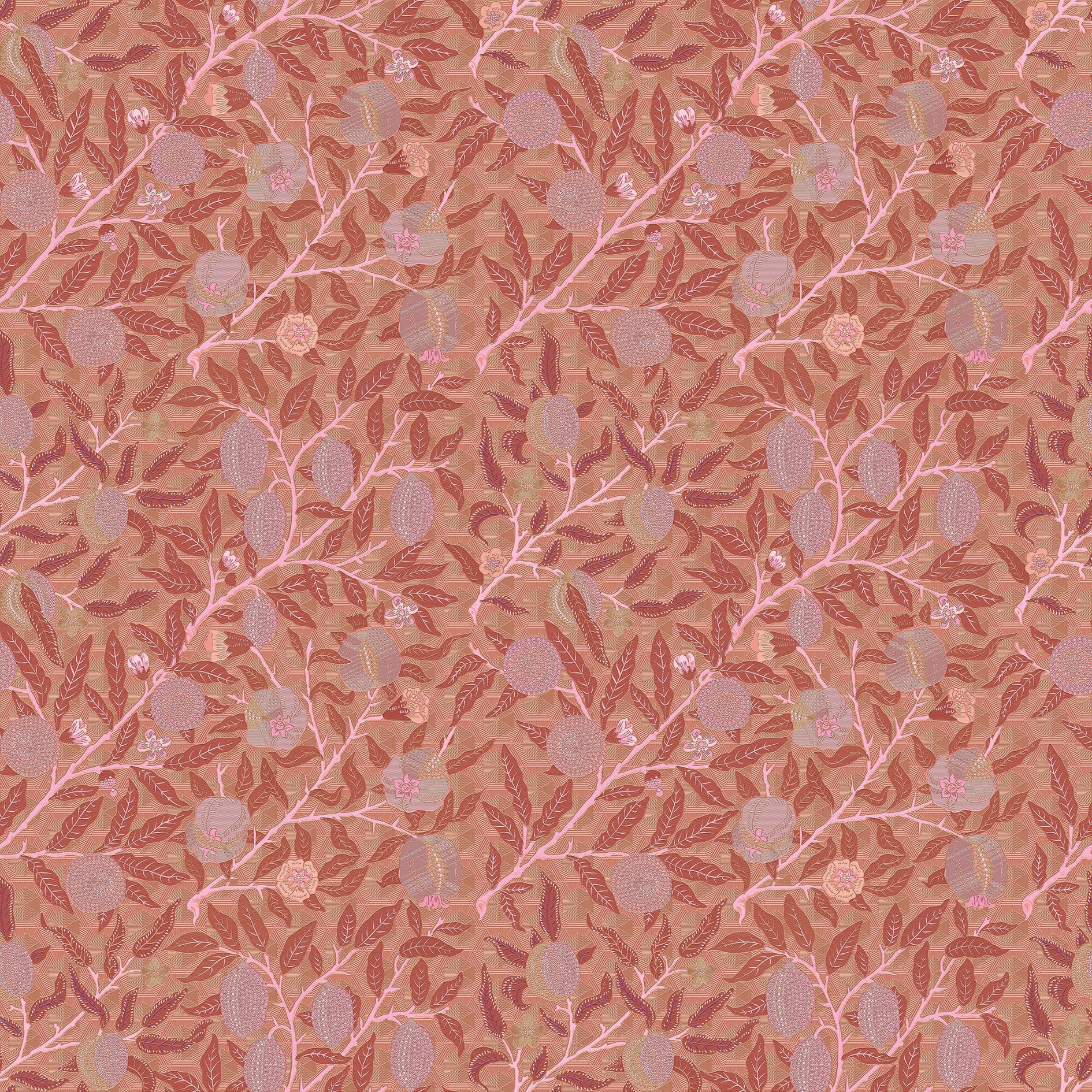 3D Vintage Orchard - Printed Wallpaper