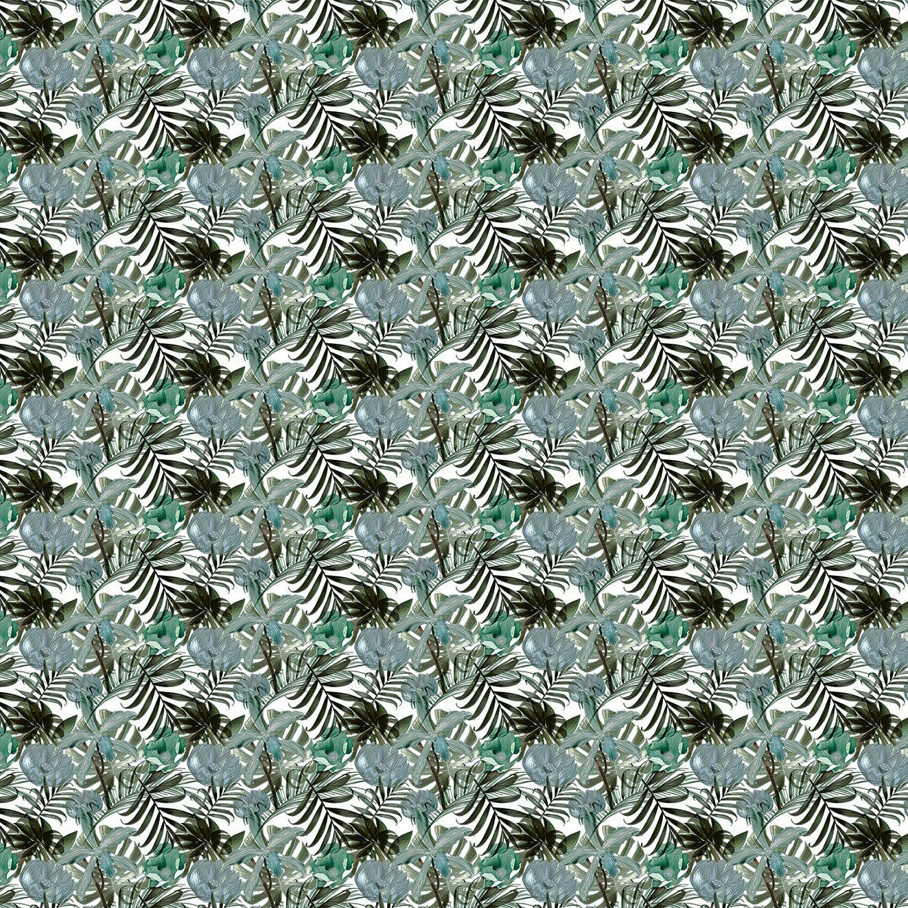 3D Botanical Bloom - Printed Wallpaper