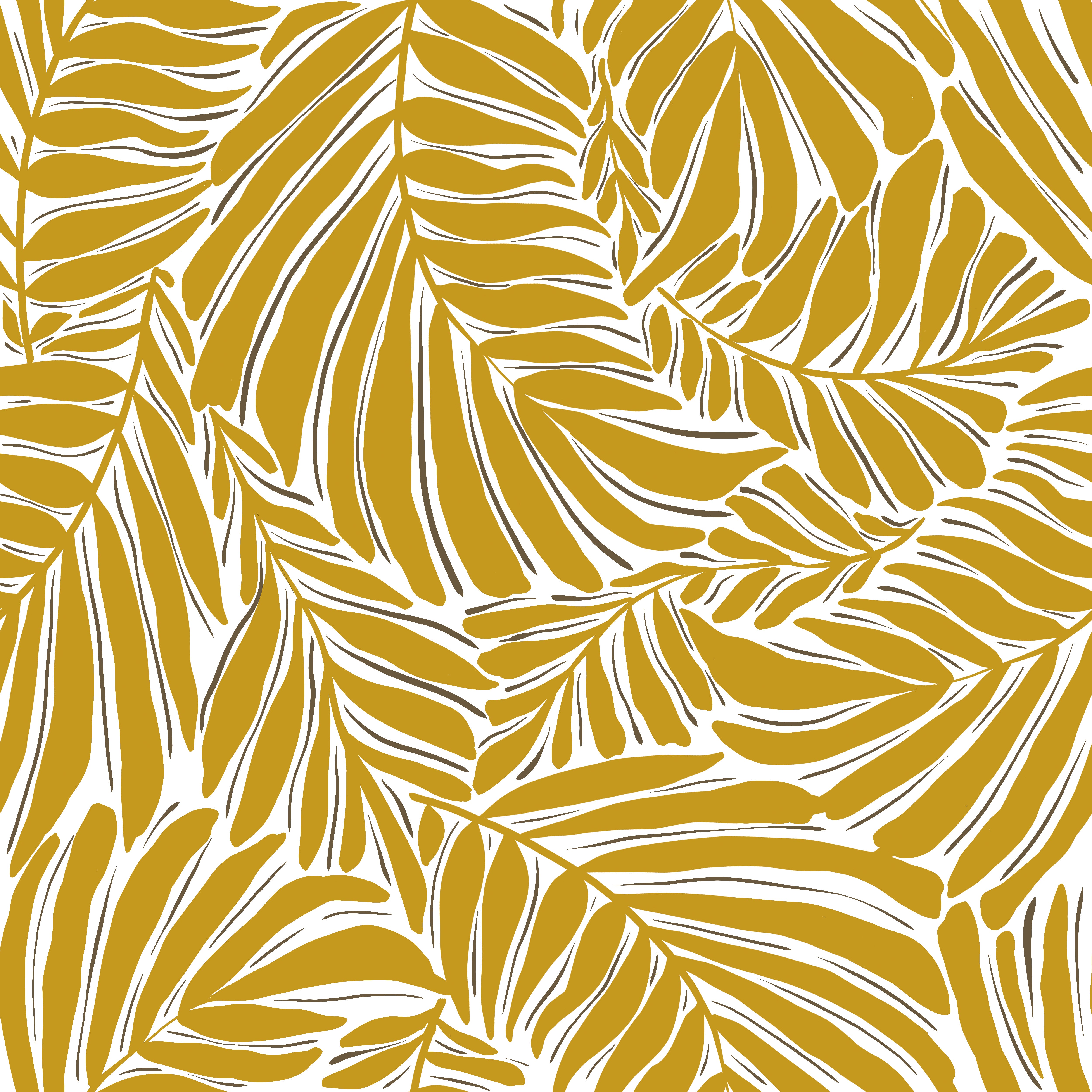 Golden Palm Frond