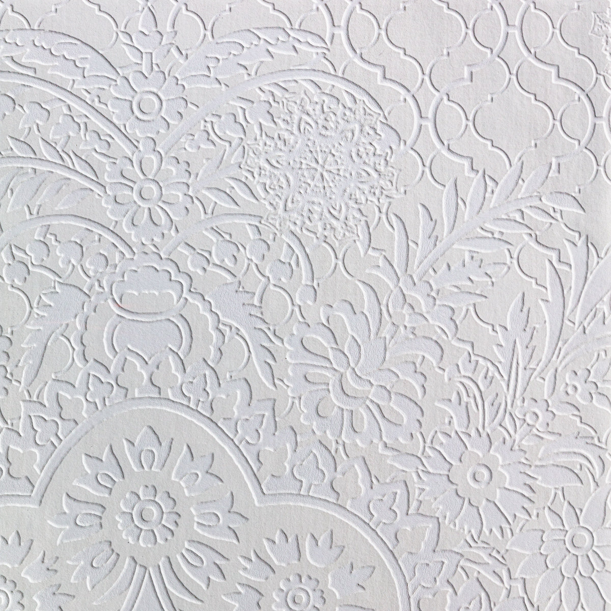 3D Kashmir Floral Tapestry - Paintable