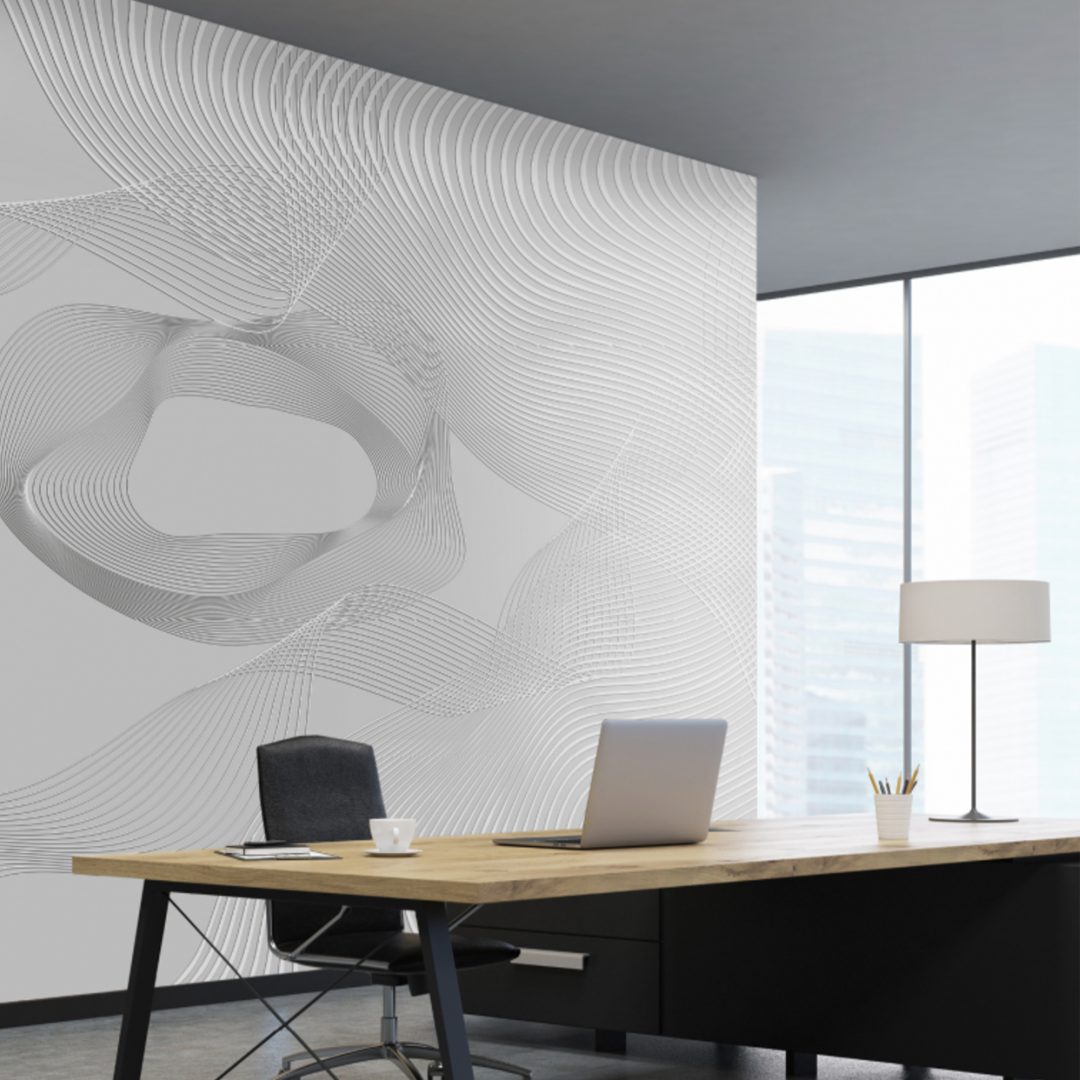 3D Silver Linear Flow