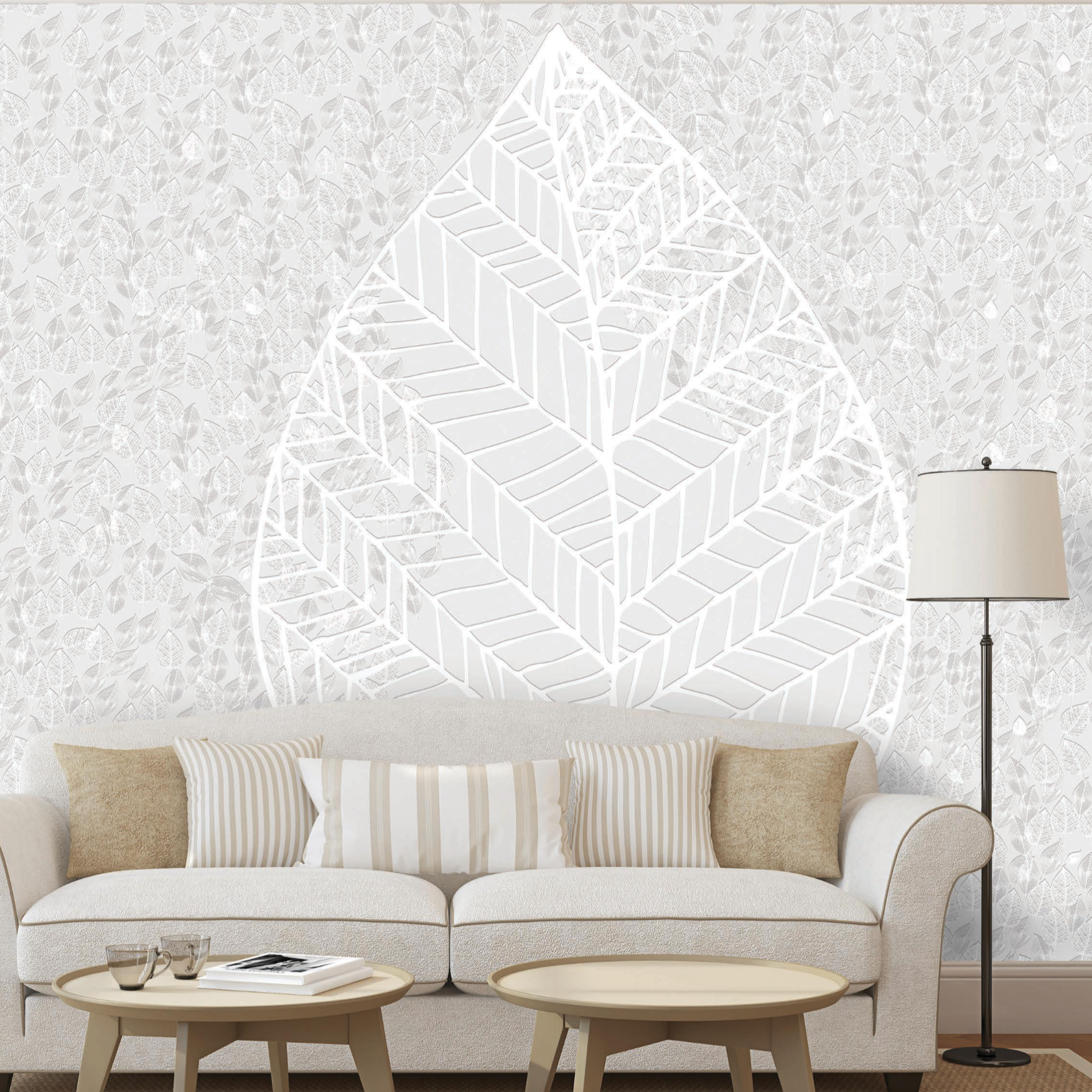 3D Serene Leaf