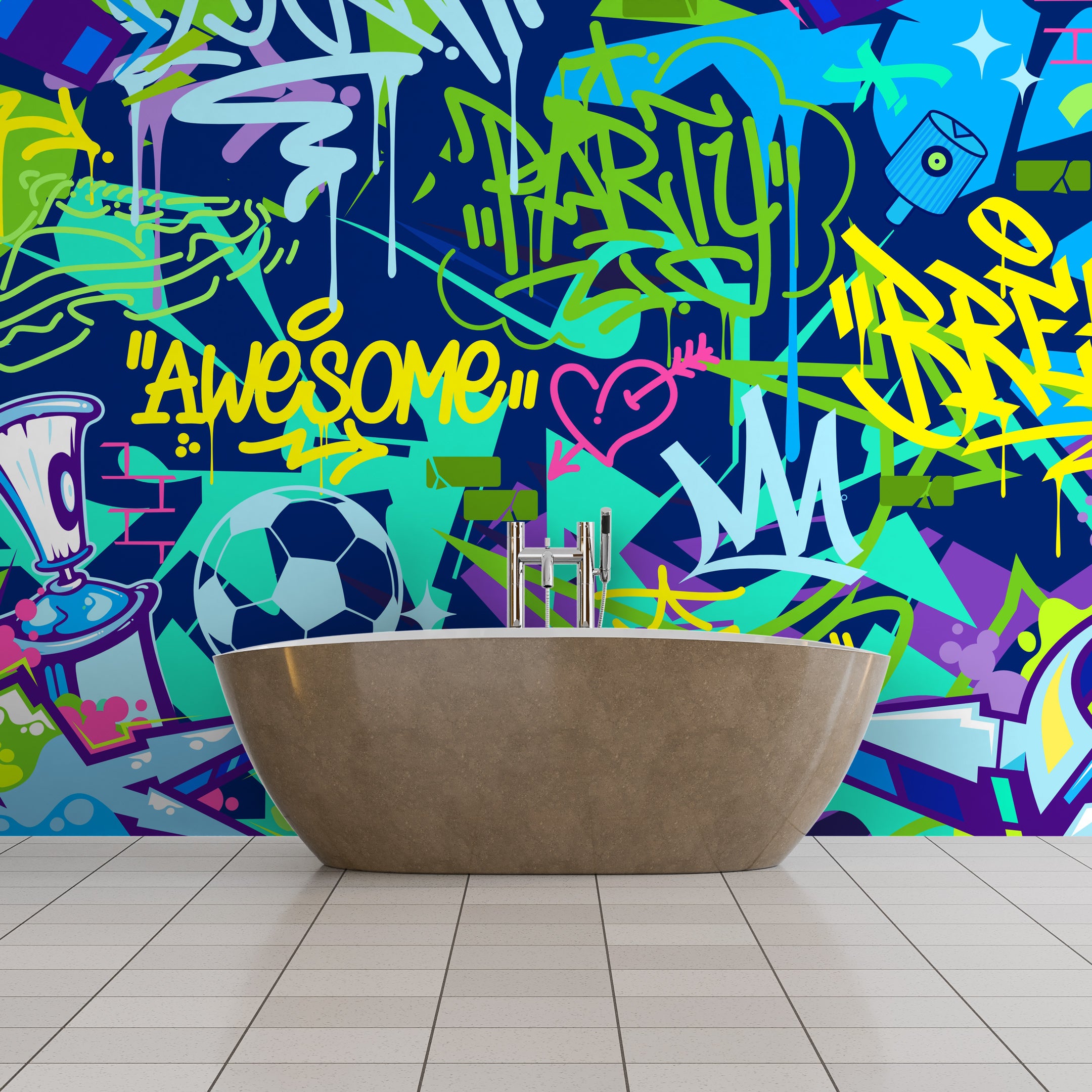 Tag & Spark - Neon Graffiti Fusion