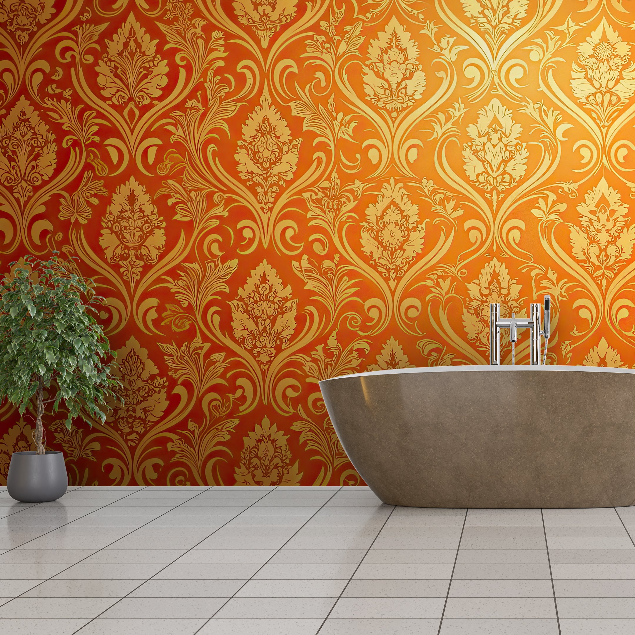 Golden Damask