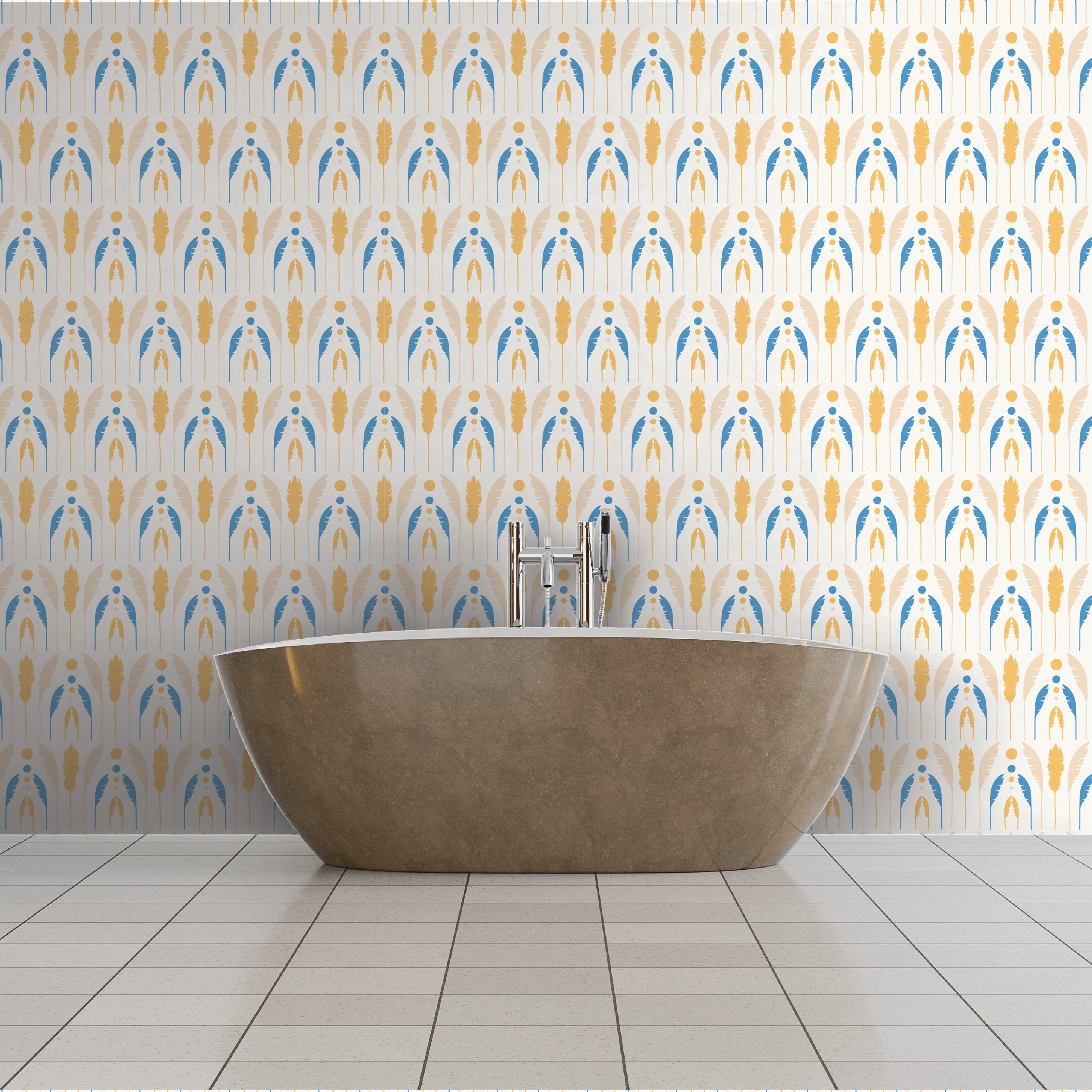 Coastal Villa - Tiny Sunray Motif