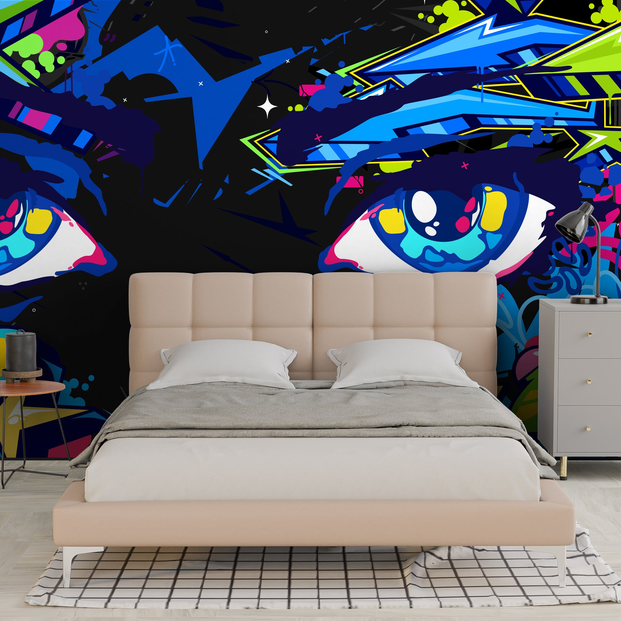 Electric Eyes Graffiti