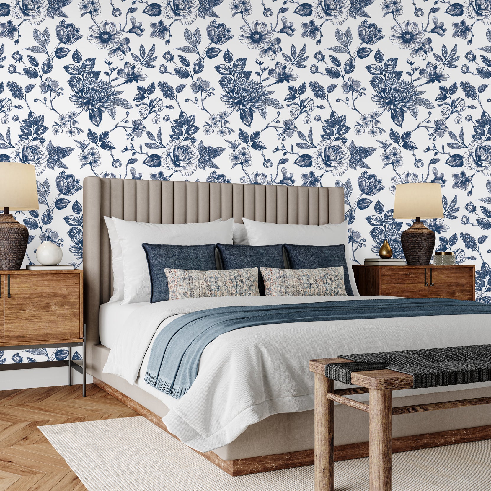 Victorian Indigo Bloom