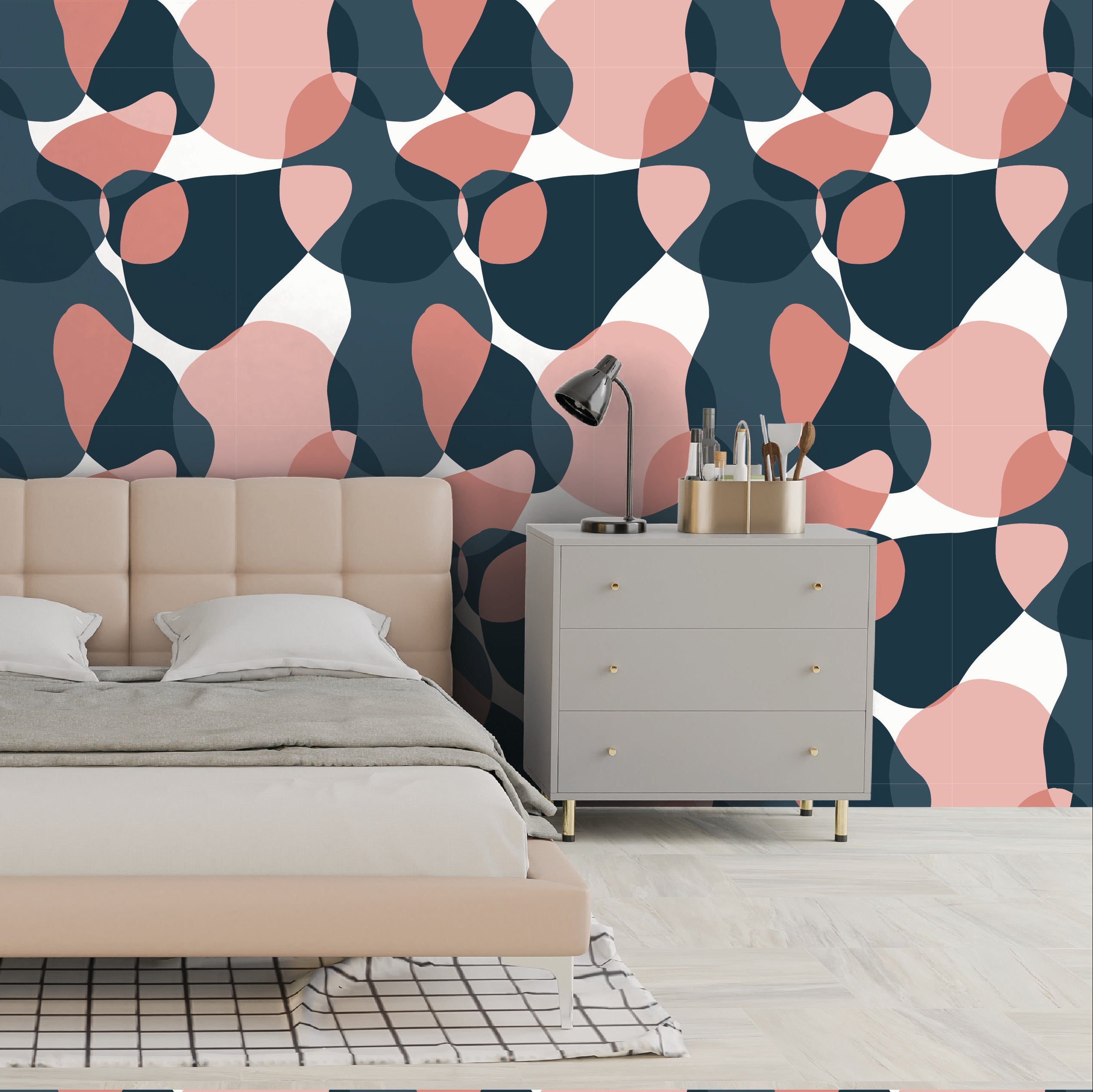 Blush & Indigo - Blush Mosaic