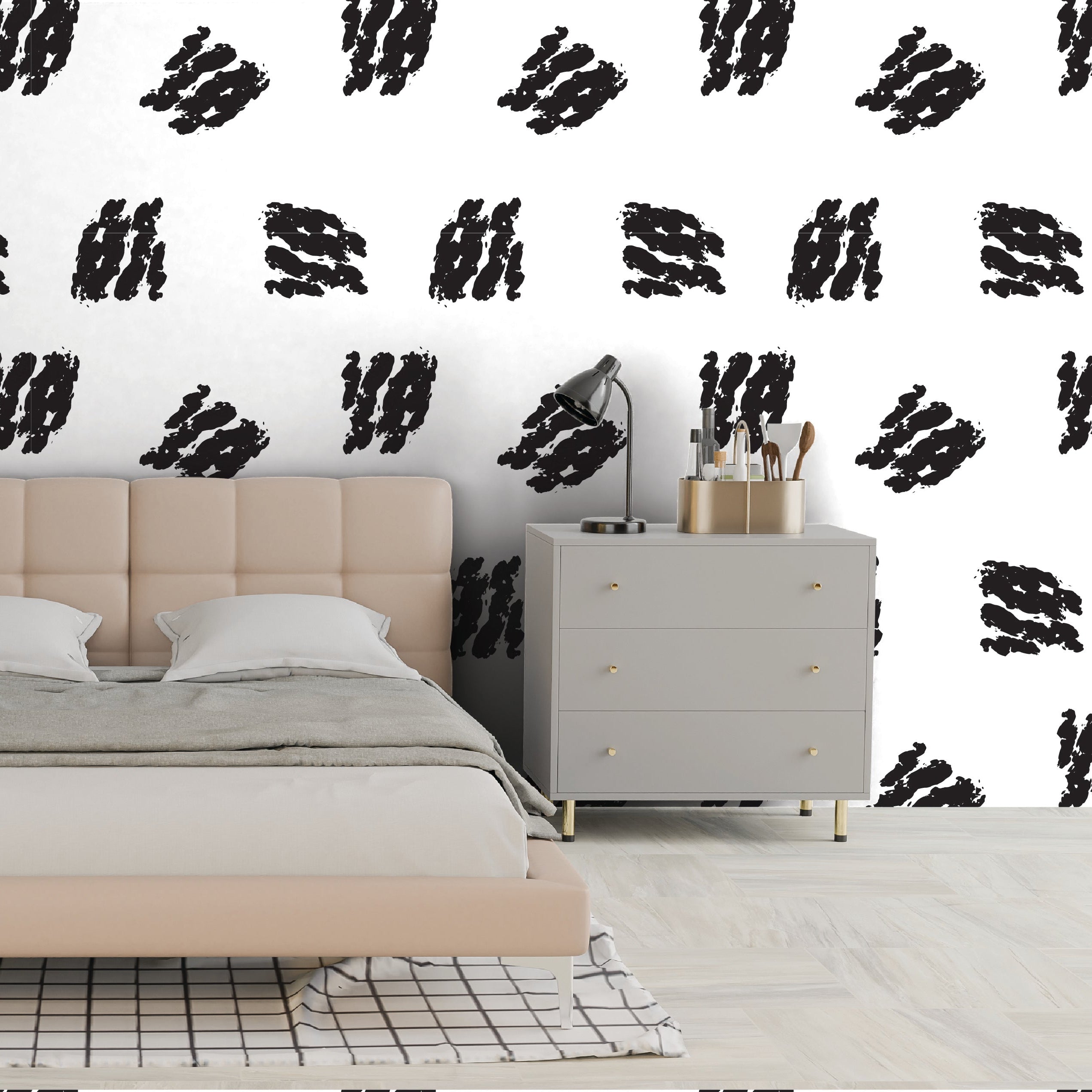 Monochrome Muse - Abstract Texture
