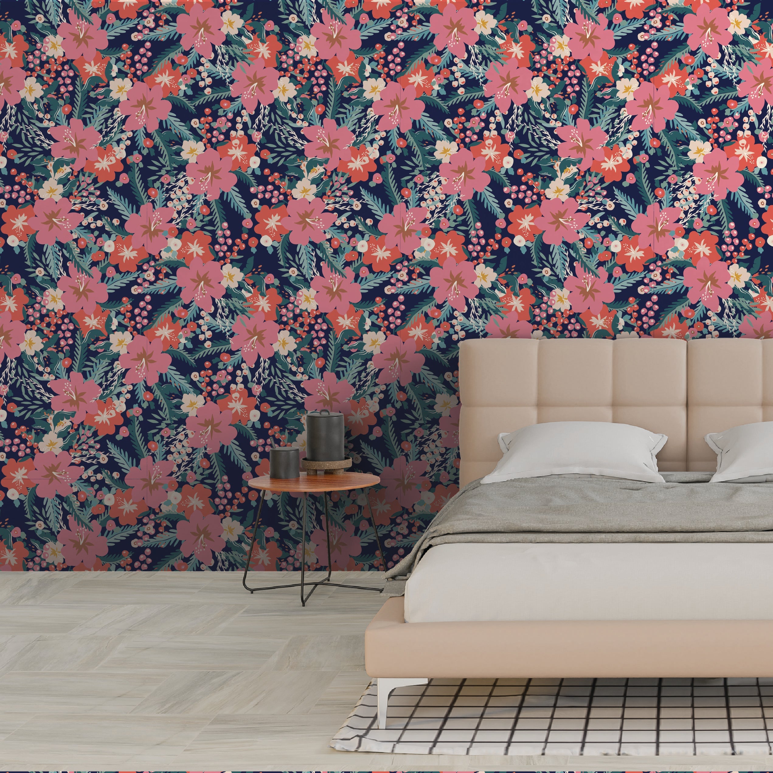 Floral Tapestry - Twilight Hibiscus