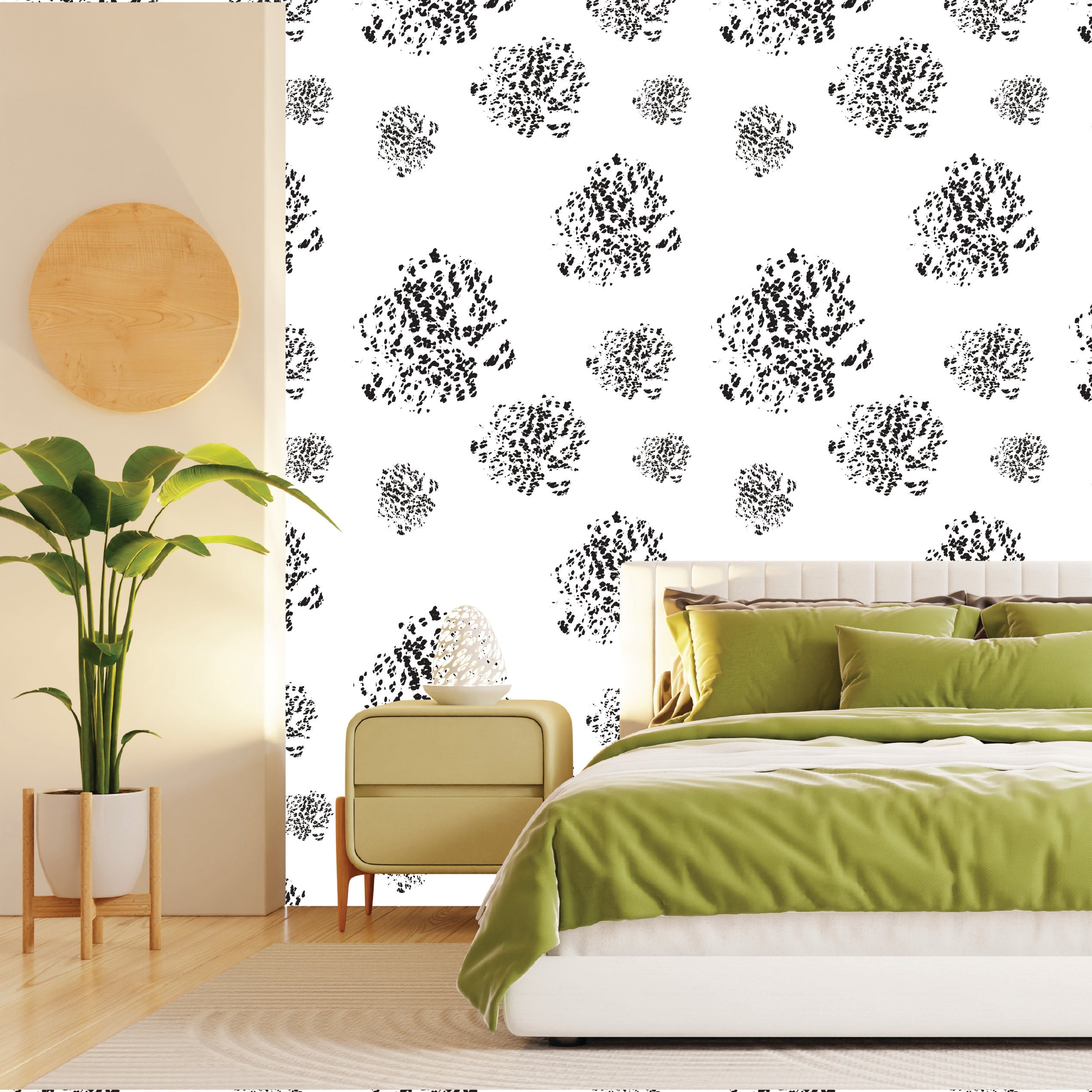 Monochrome Muse - Floral Clusters