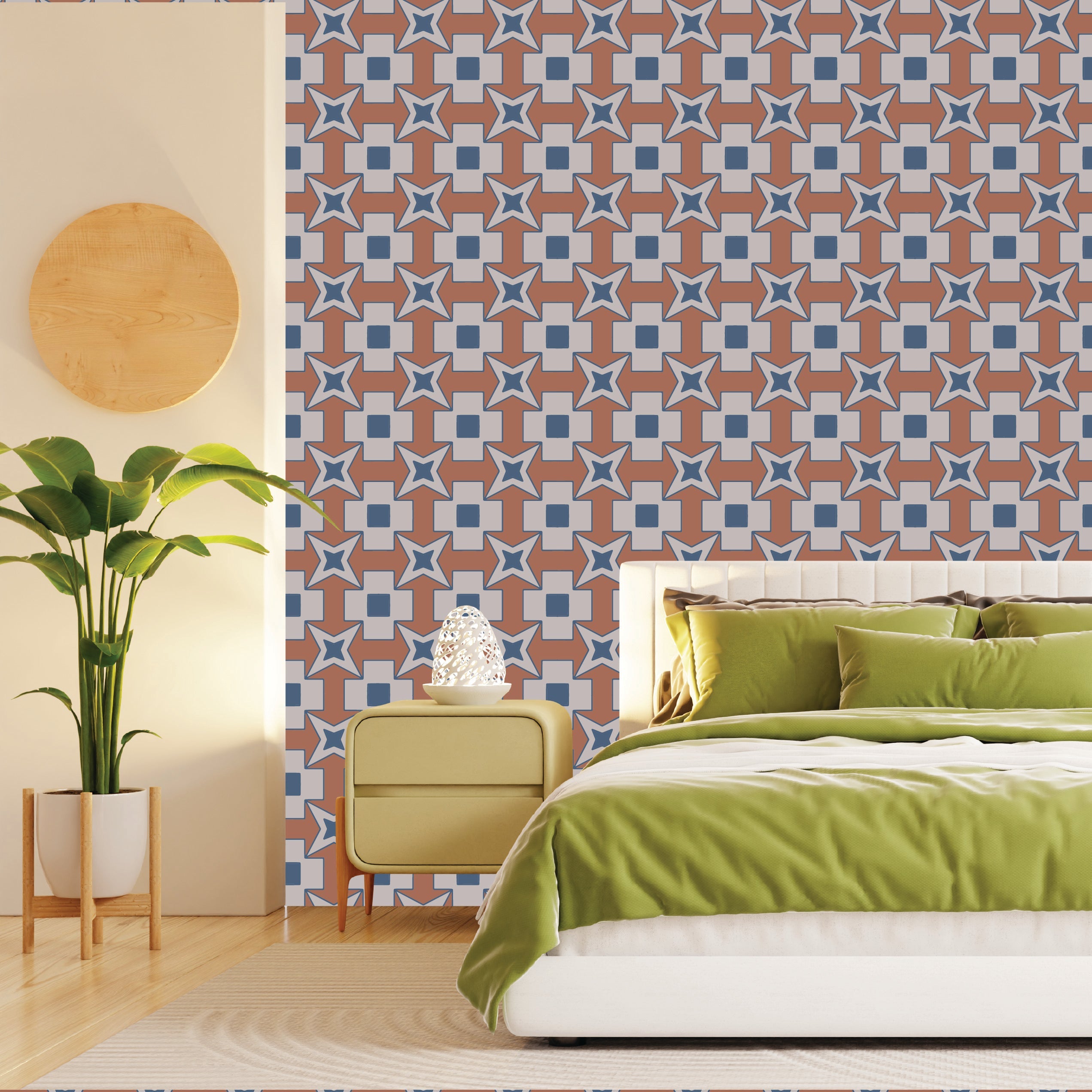 Pixel Bloom - Sunburst Grid