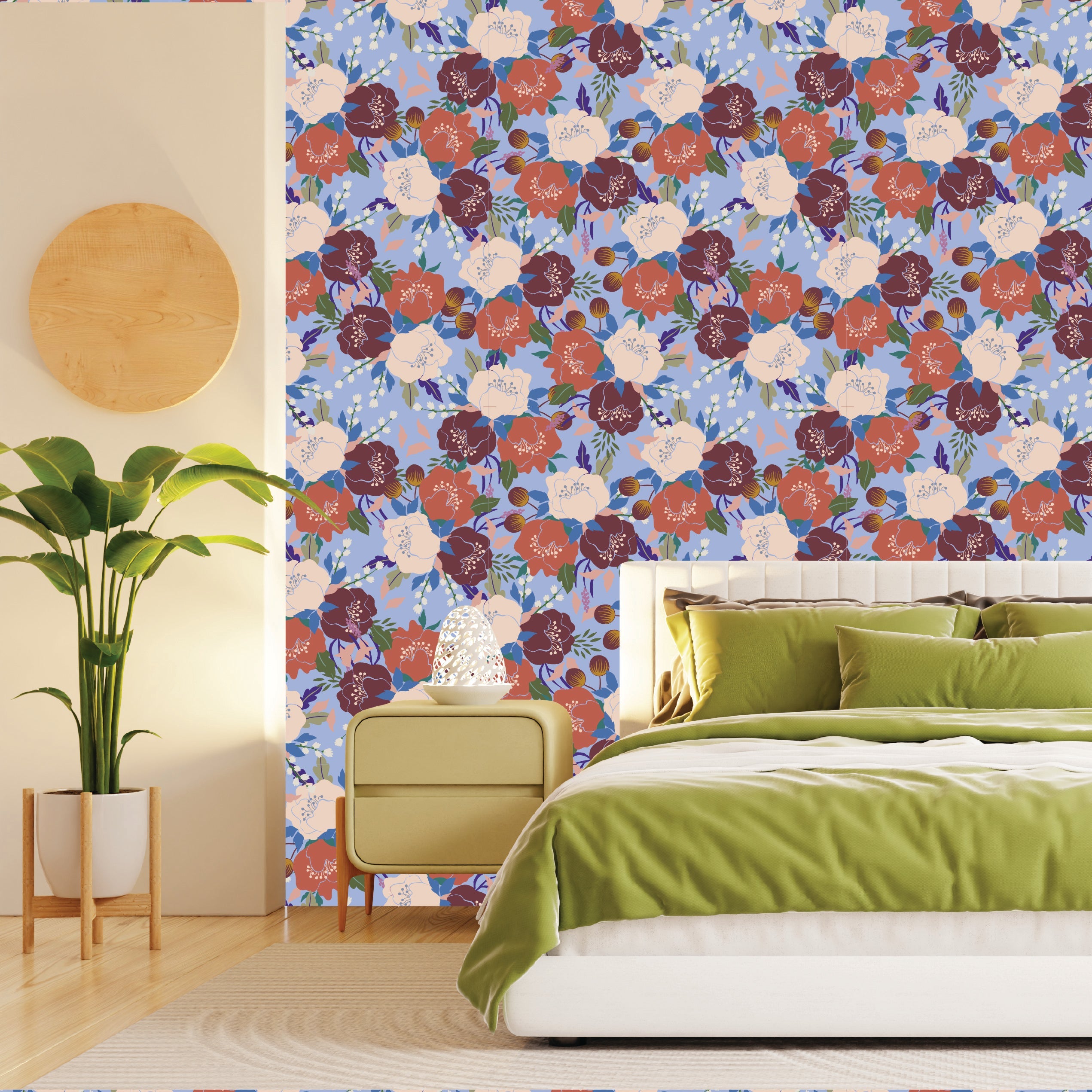 Floral Tapestry - Periwinkle Confetti Floral